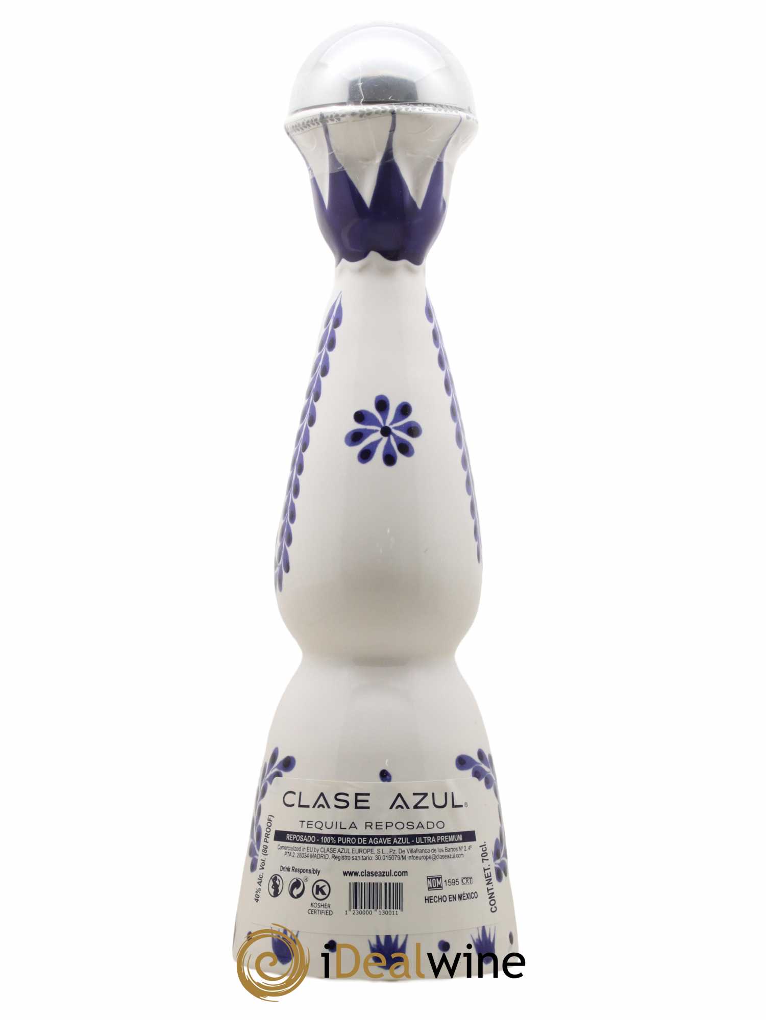 Alcool Clase Azul Tequila Reposado 40% (no reserve) - Lot of 1 bottle - 2