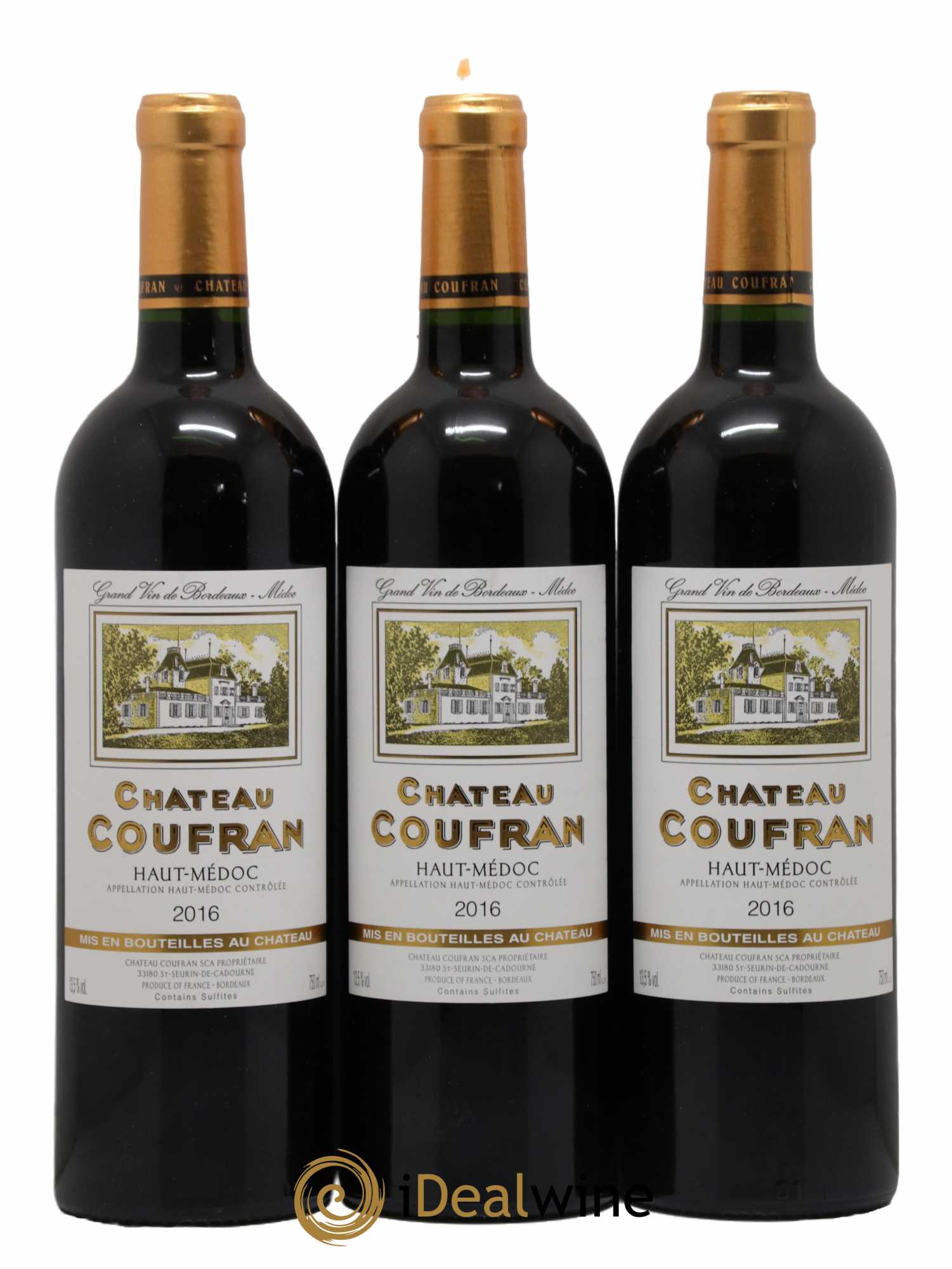 Château Coufran Cru Bourgeois 2016 - Lot de 12 bouteilles - 1