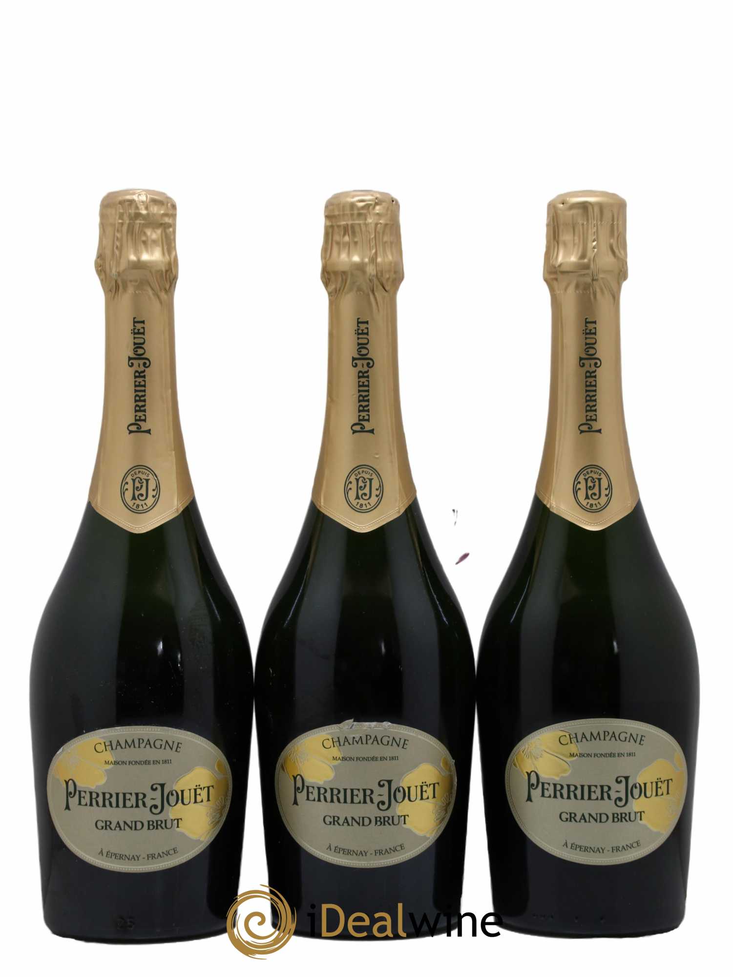 Grand Brut Perrier-Jouët - Lot de 3 bouteilles - 0