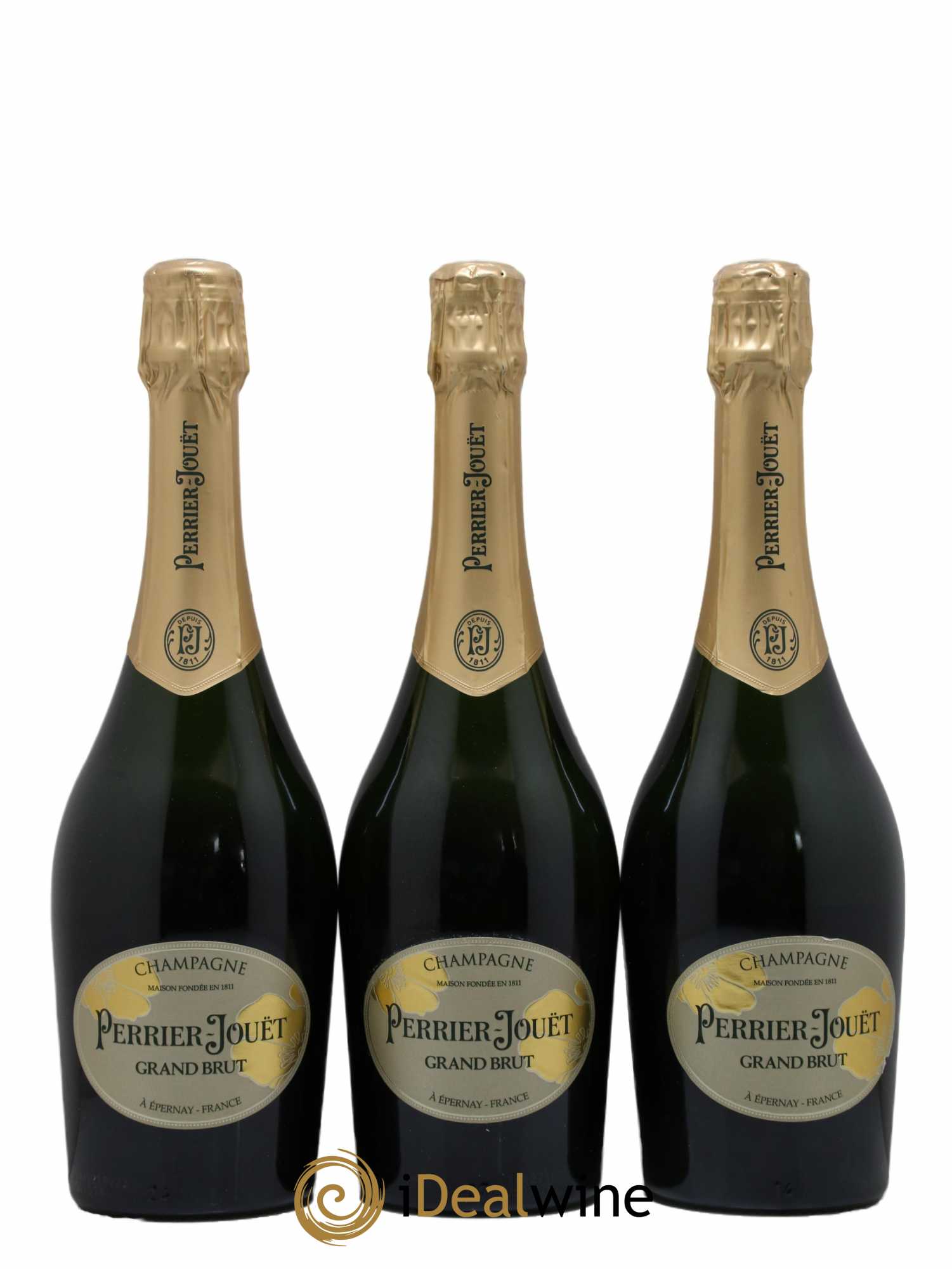 Grand Brut Perrier-Jouët - Lot de 3 bouteilles - 0