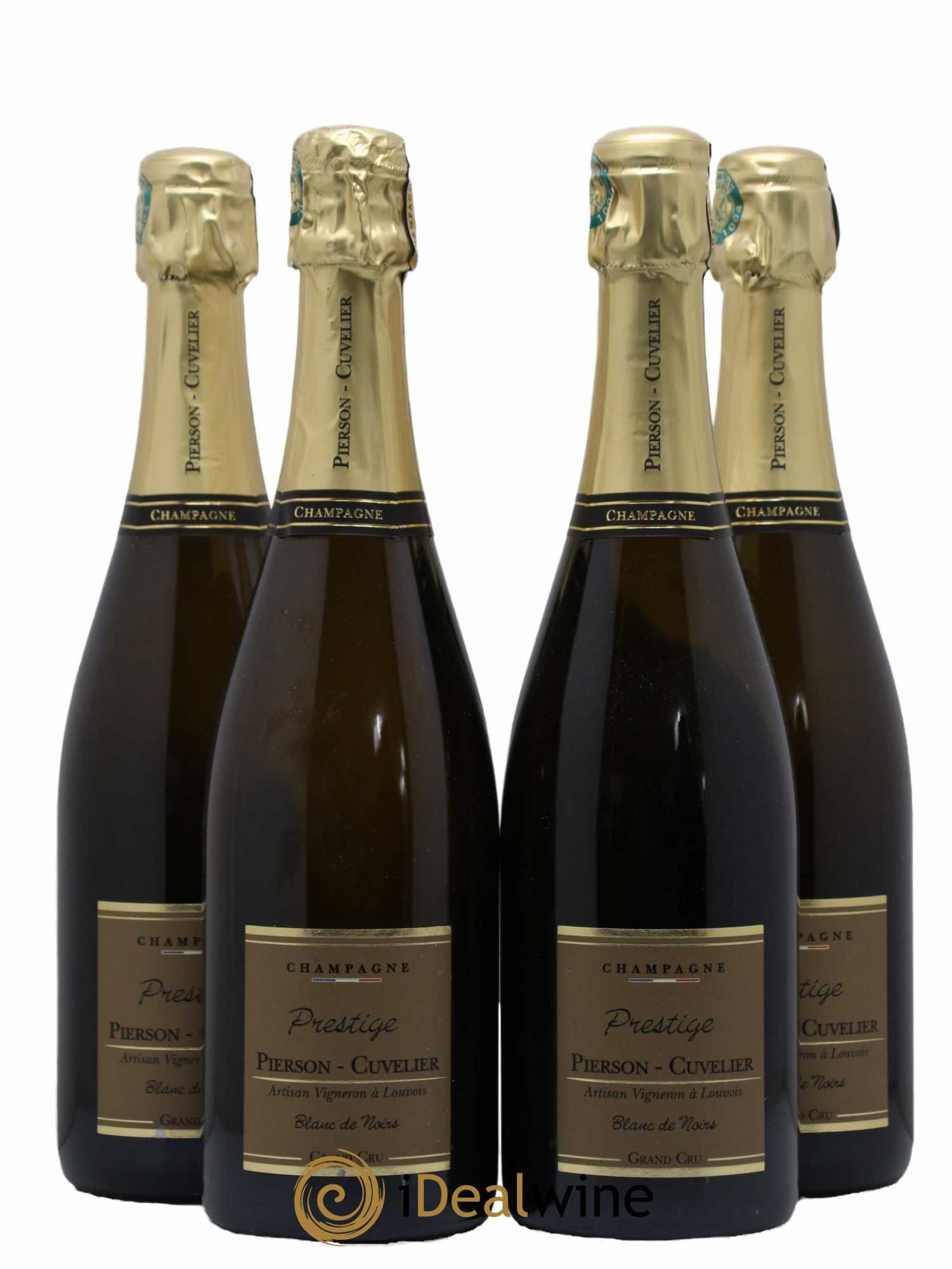 Champagne Brut Grand Cru Cuvée Prestige Person-Cuvelier - Lot de 4 bouteilles - 0