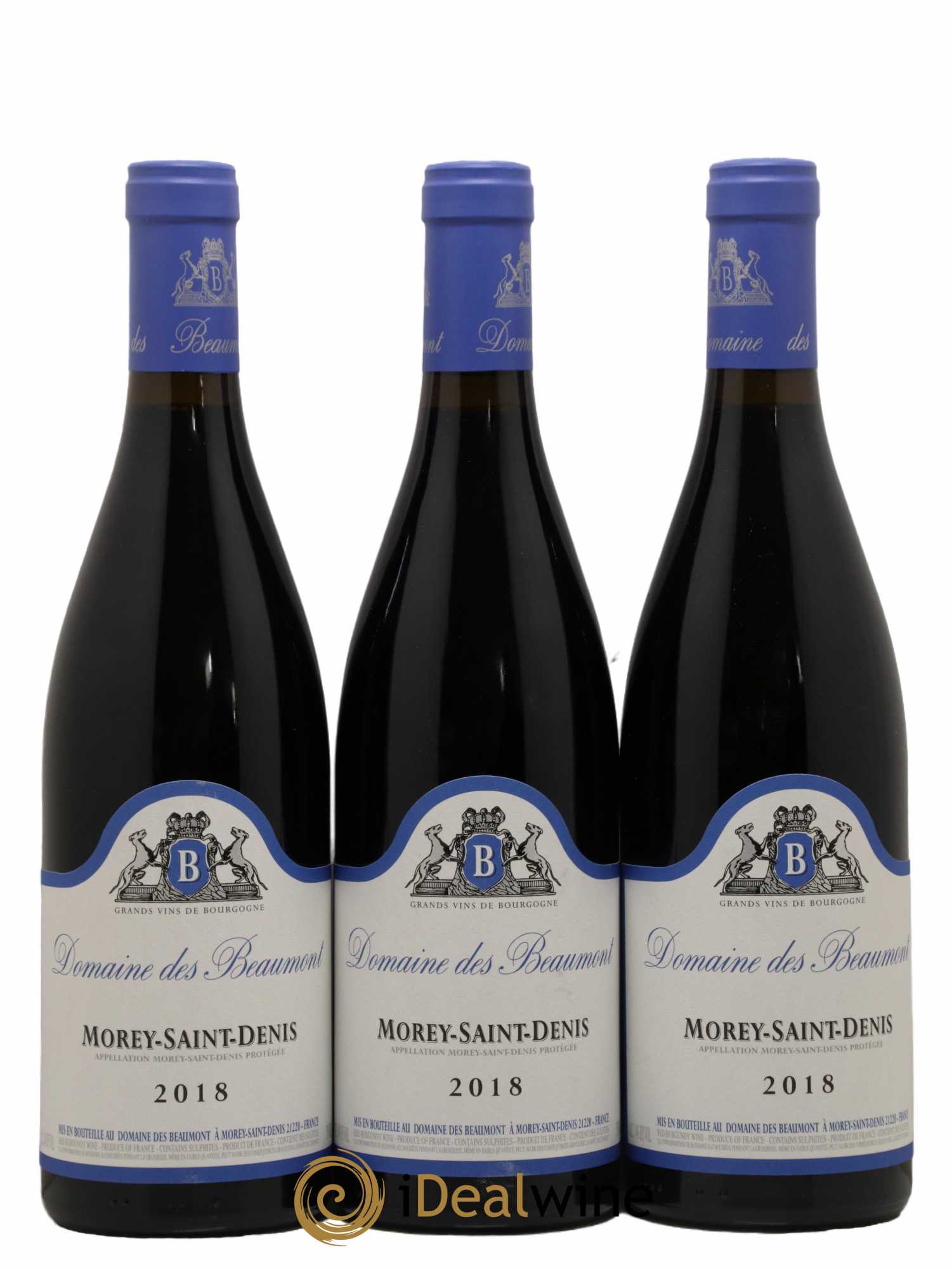 Morey-Saint-Denis Domaine Des Beaumont 2018 - Lot de 3 bouteilles - 0