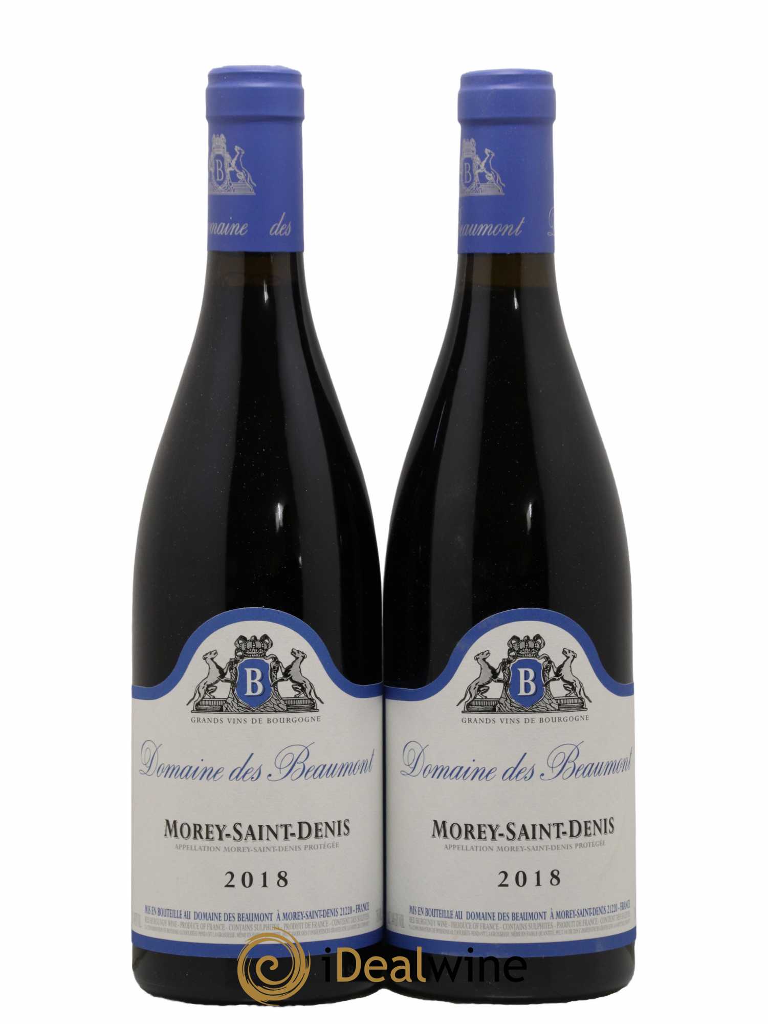 Morey-Saint-Denis Domaine Des Beaumont 2018 - Lot de 2 bouteilles - 0