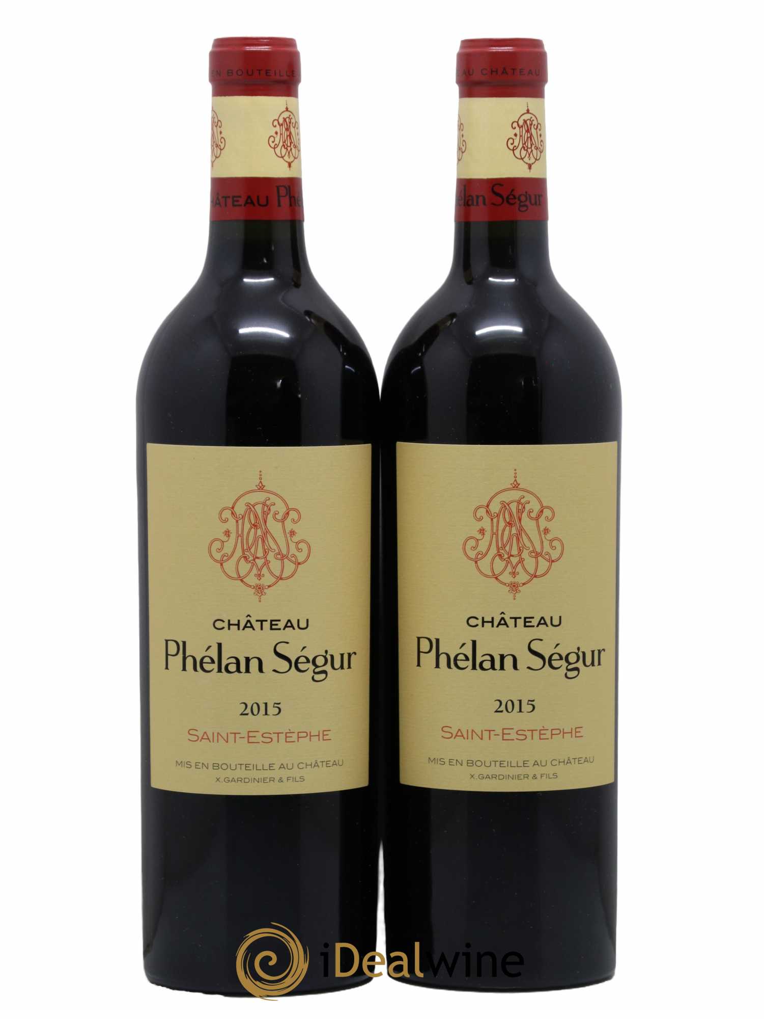 Château Phélan Ségur 2015 - Lot de 2 bouteilles - 0
