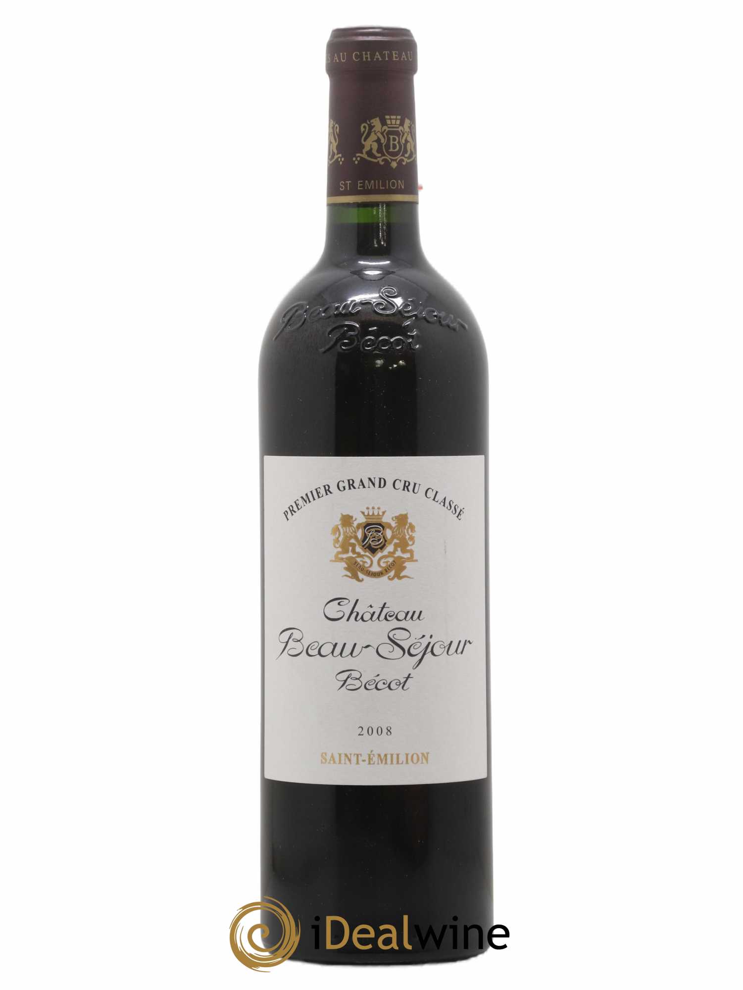 Château Beau-Séjour Bécot 1er Grand Cru Classé B 2008 - Lot de 1 bouteille - 0