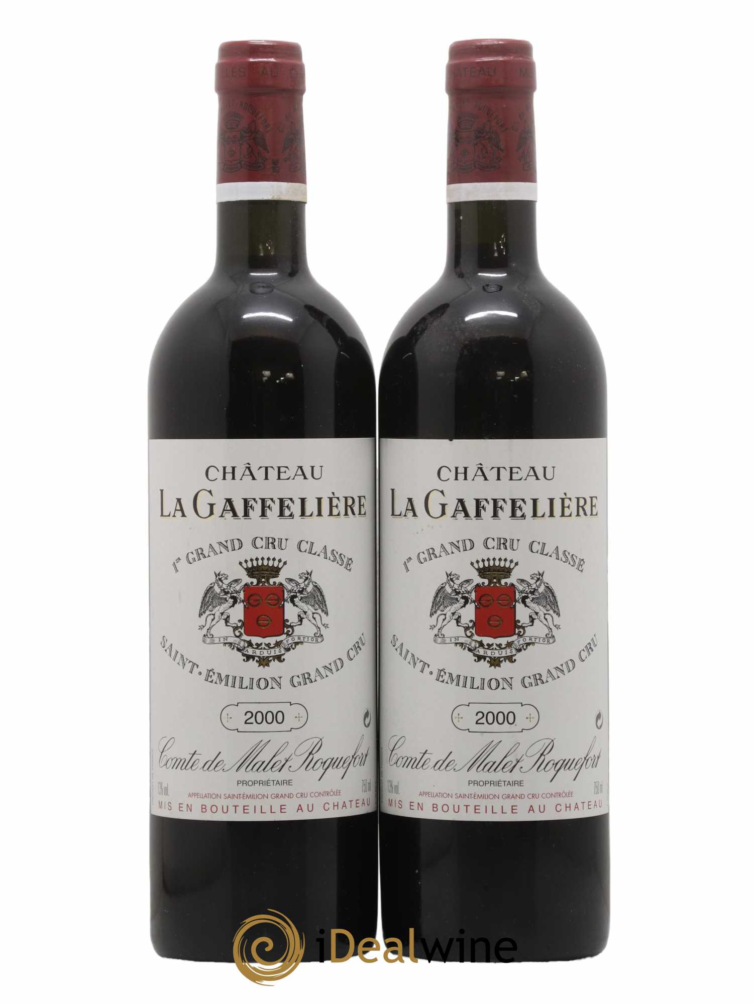 Château la Gaffelière 1er Grand Cru Classé B 2000 - Lot de 2 bouteilles - 0