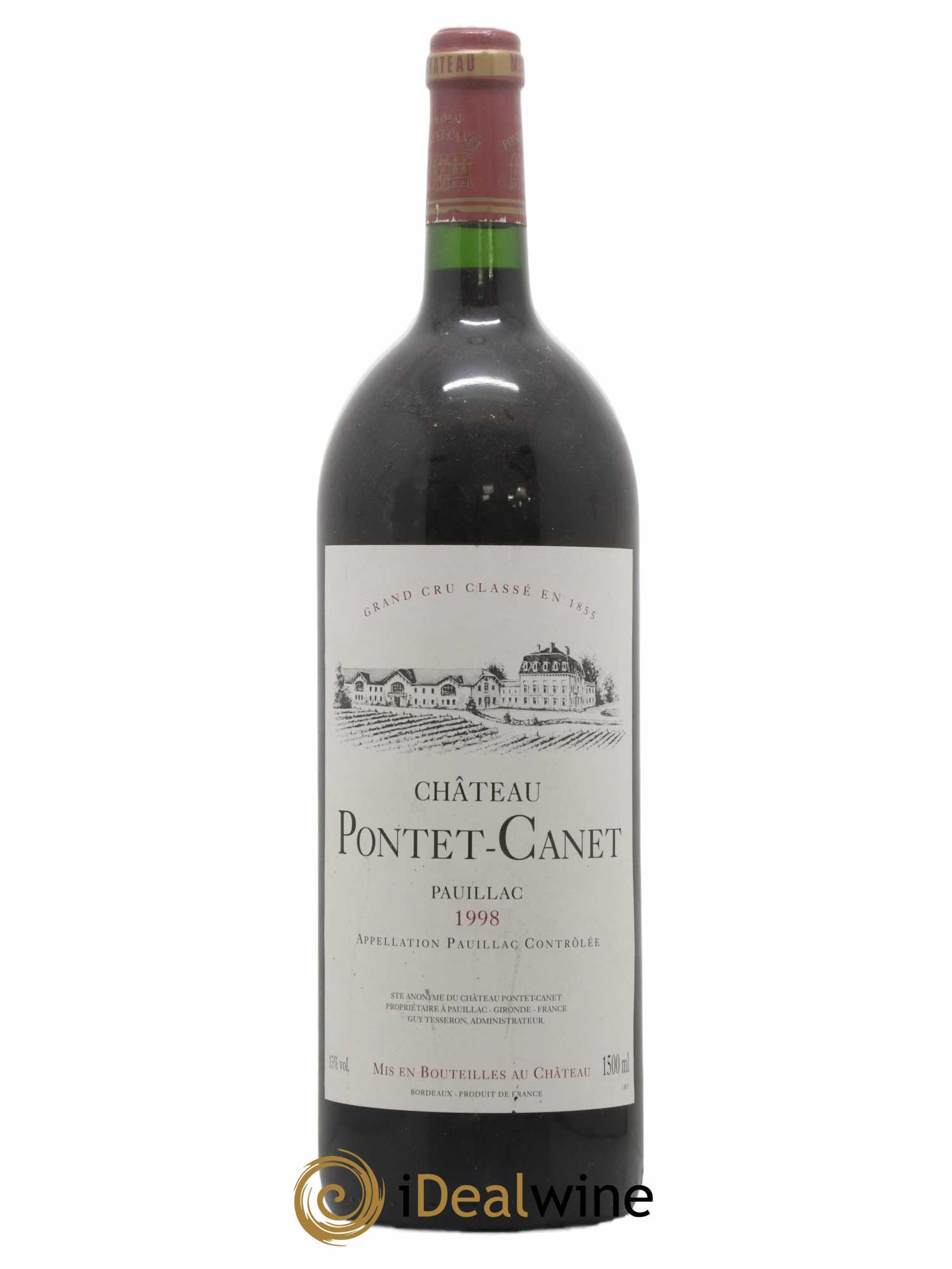 Château Pontet Canet 5ème Grand Cru Classé 1998 - Lot de 1 magnum - 0