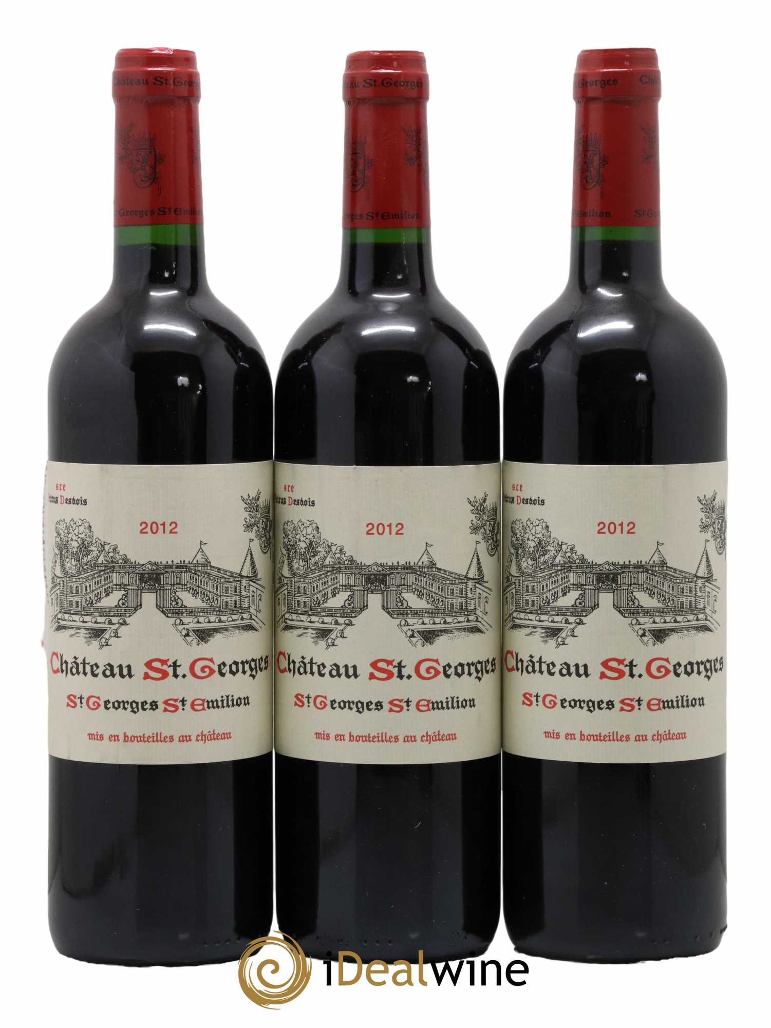 Château Saint-Georges 2012 - Lot de 3 bouteilles - 0