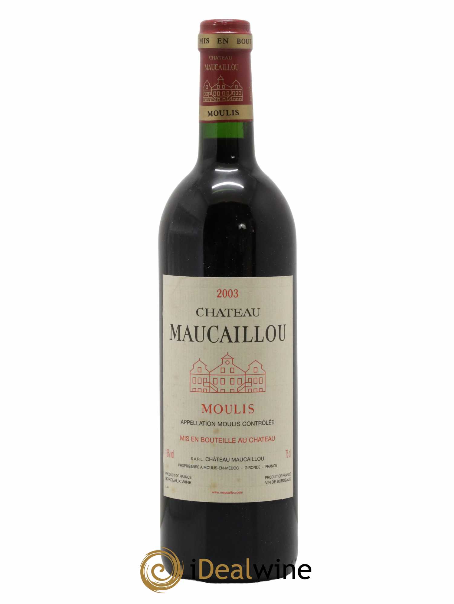 Château Maucaillou 2003 - Lot de 1 bouteille - 0