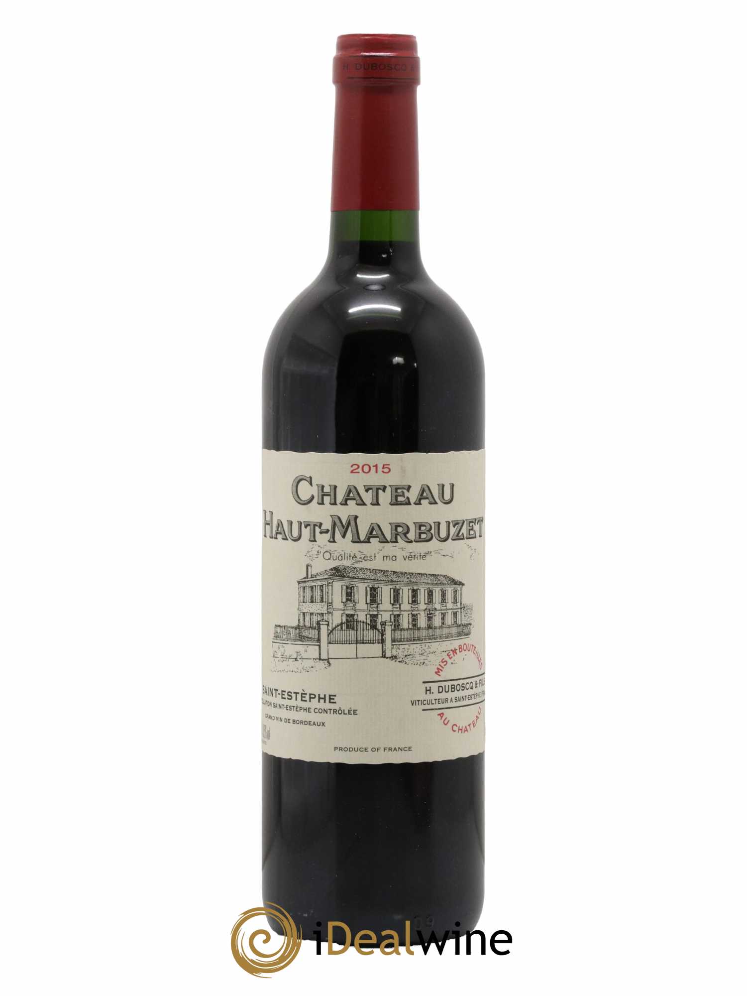 Château Haut Marbuzet 2015 - Lot de 1 bouteille - 0