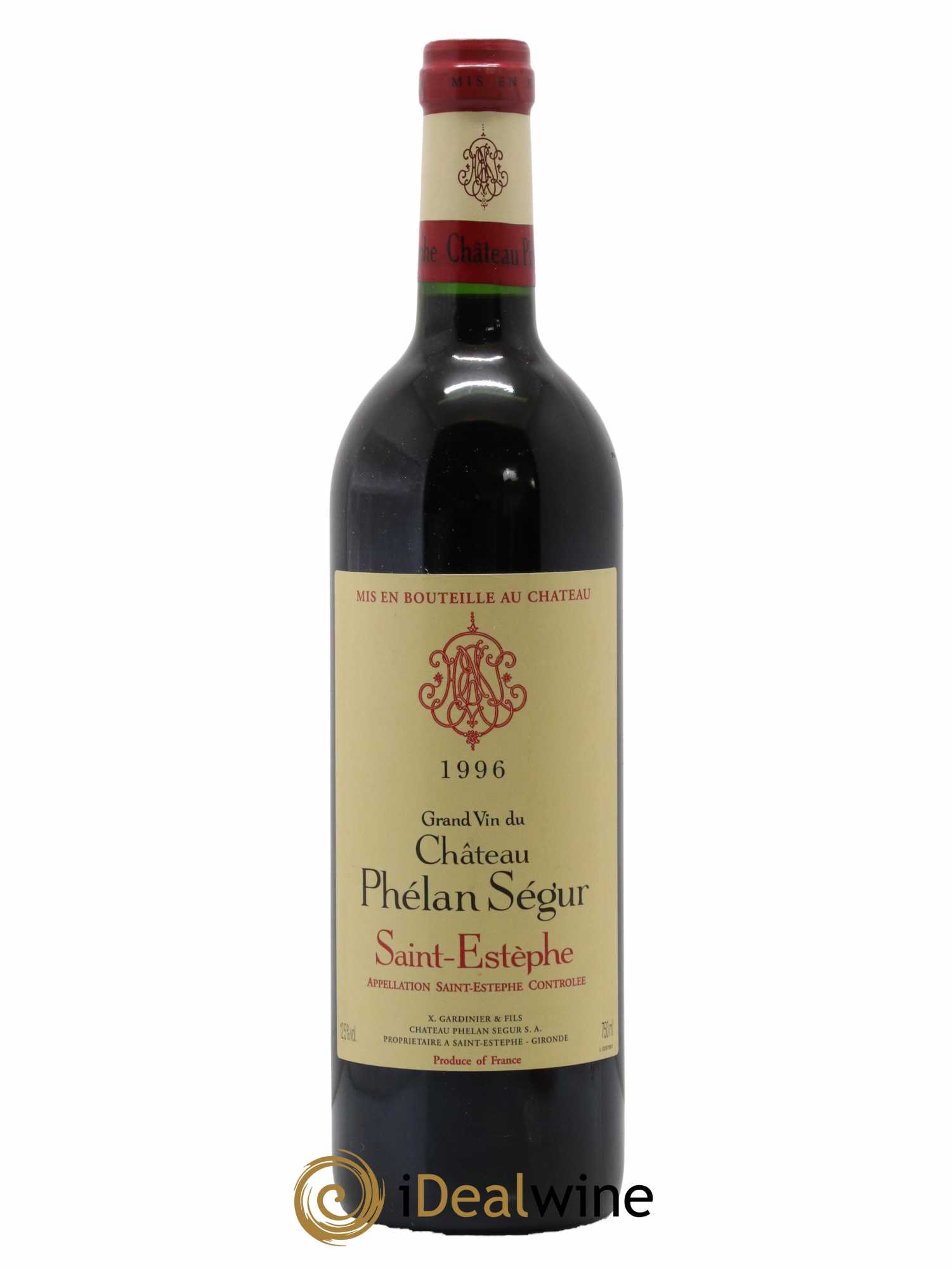 Château Phélan Ségur 1996 - Lotto di 1 bottiglia - 0