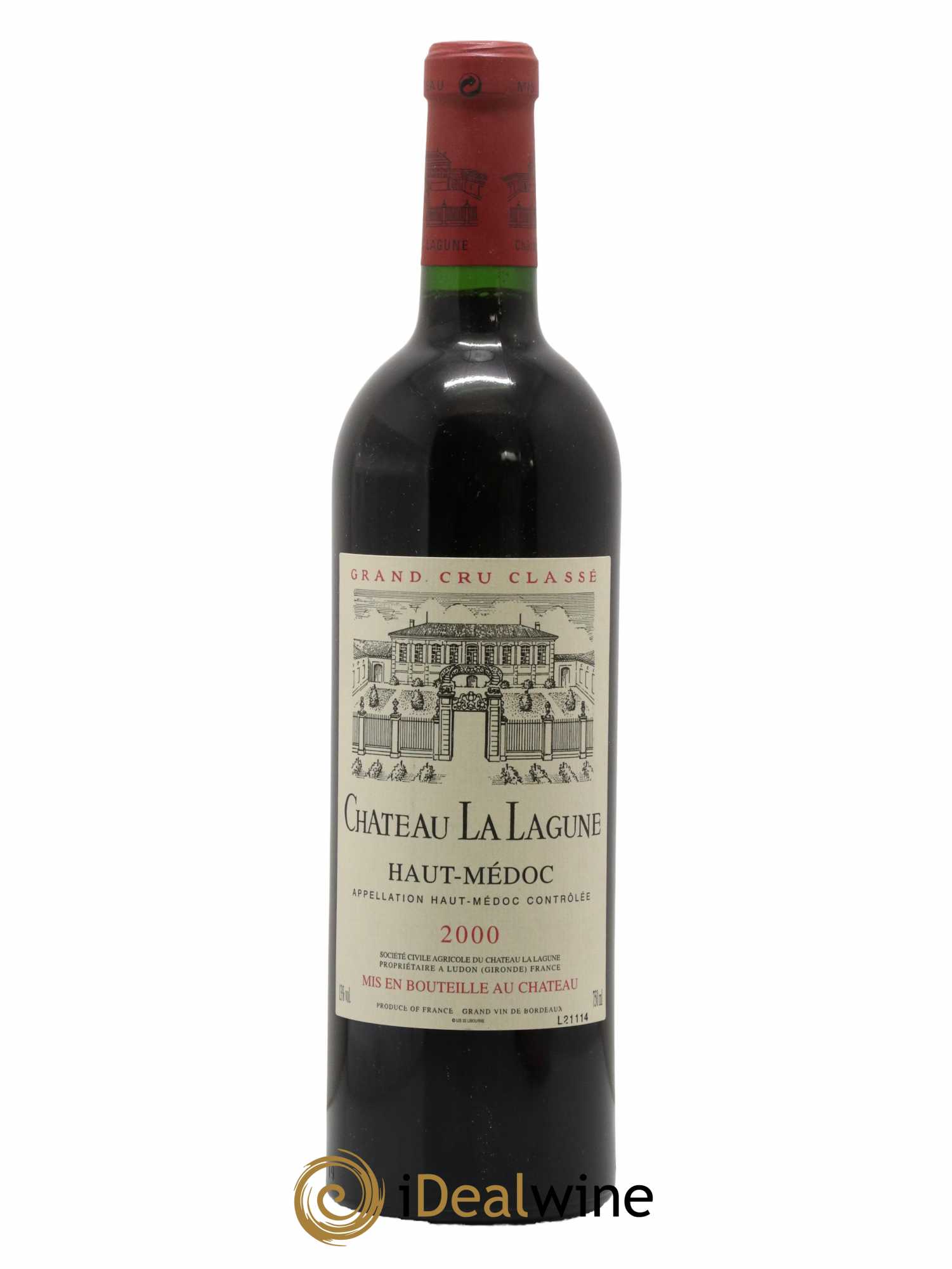 Château la Lagune 3ème Grand Cru Classé 2000 - Lot de 1 bouteille - 0