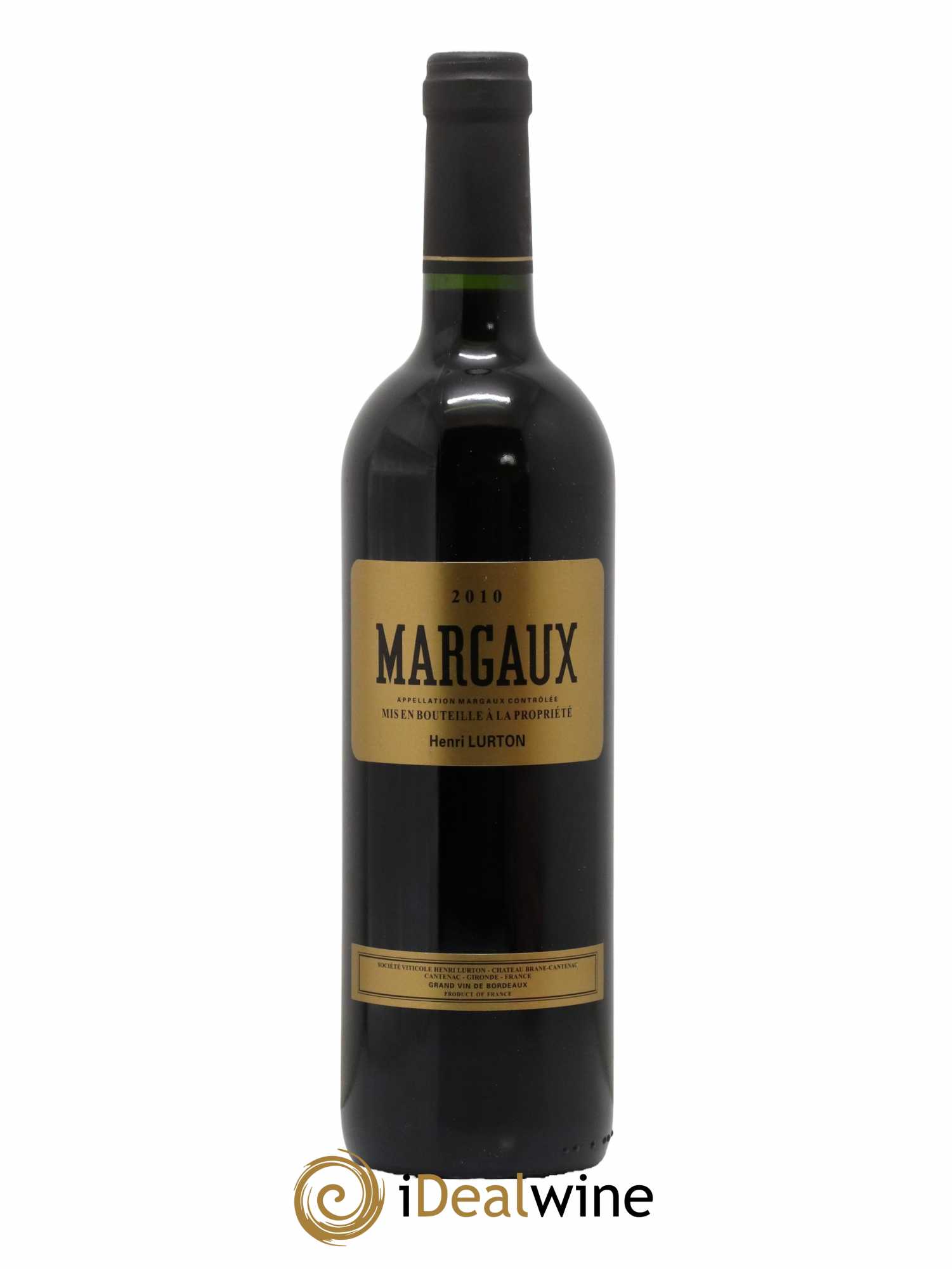 Bordeaux Margaux Henri Lurton 2010 - Lot de 1 bouteille - 0