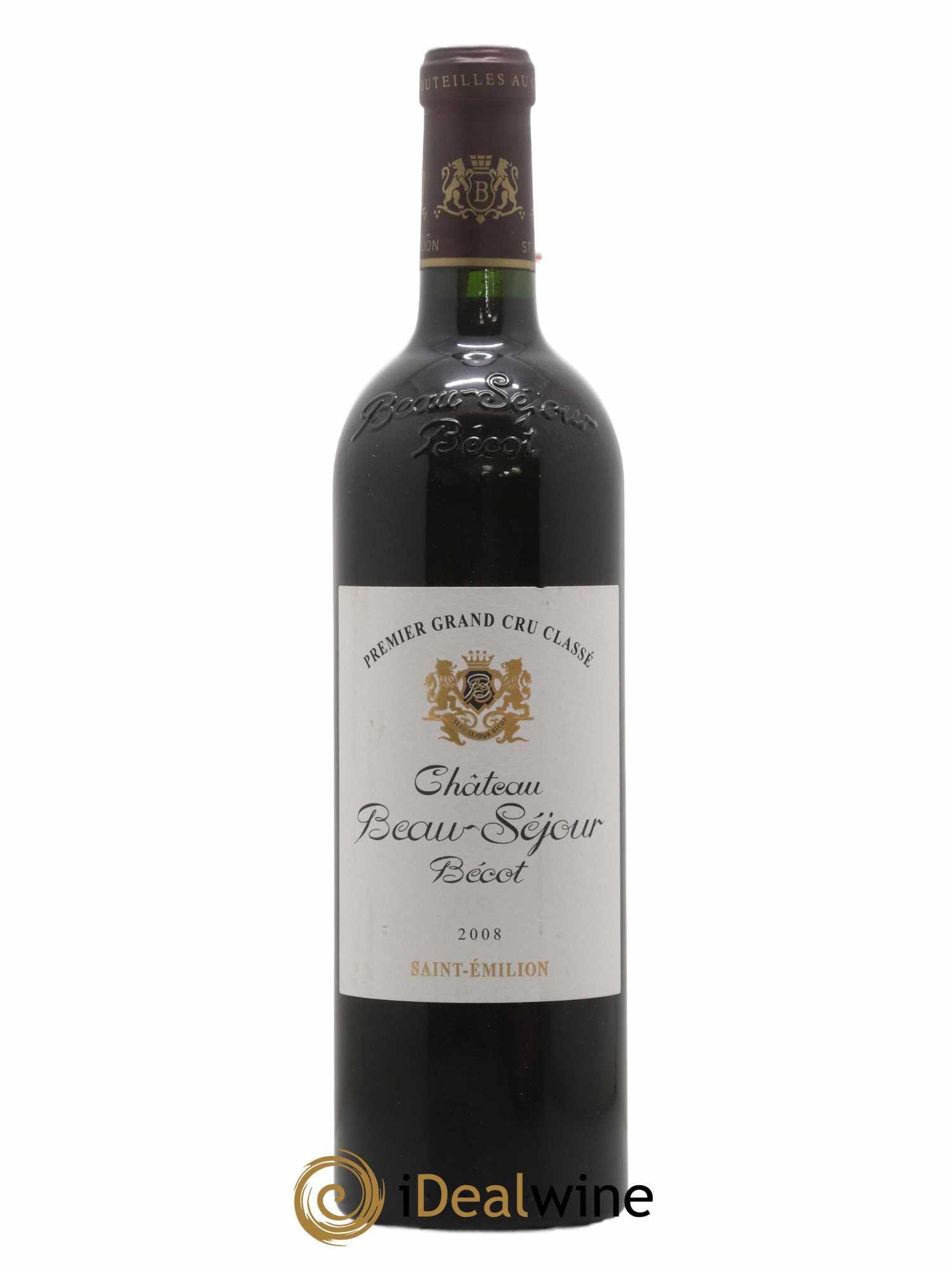 Château Beau-Séjour Bécot 1er Grand Cru Classé B 2008 - Lot de 1 bouteille - 0