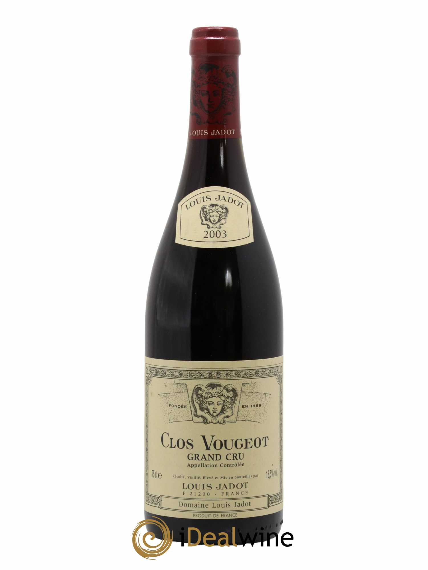 Clos de Vougeot Grand Cru Louis Jadot (Domaine) 2003 - Lot de 1 bouteille - 0