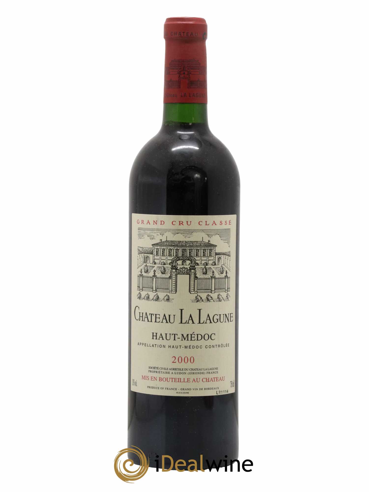 Château la Lagune 3ème Grand Cru Classé 2000 - Lot de 1 bouteille - 0