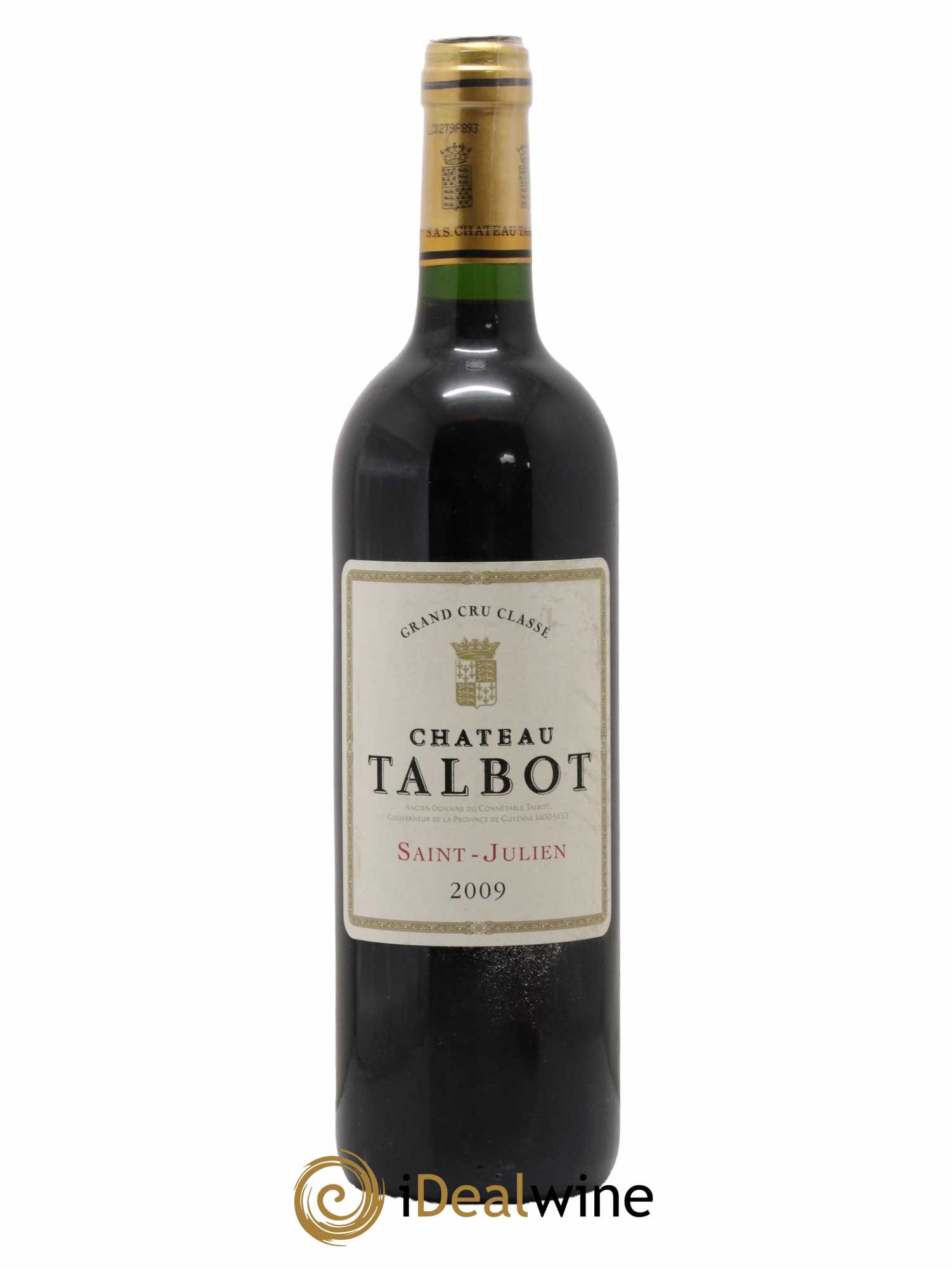 Château Talbot 4ème Grand Cru Classé 2009 - Lot de 1 bouteille - 0