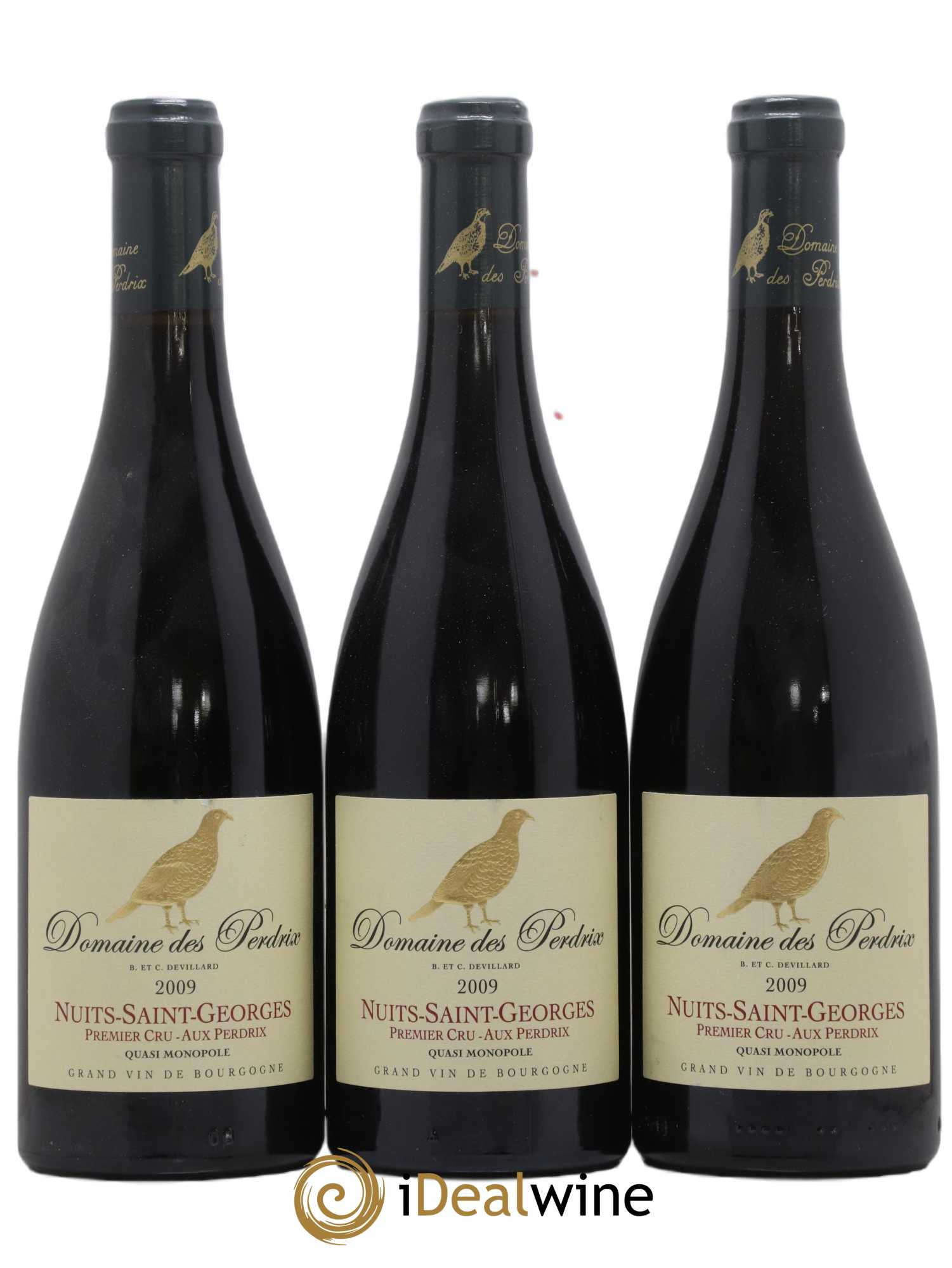 Nuits-Saint-Georges 1er Cru Aux Perdrix Perdrix (Domaine des) 2009 - Lot de 3 bouteilles - 0