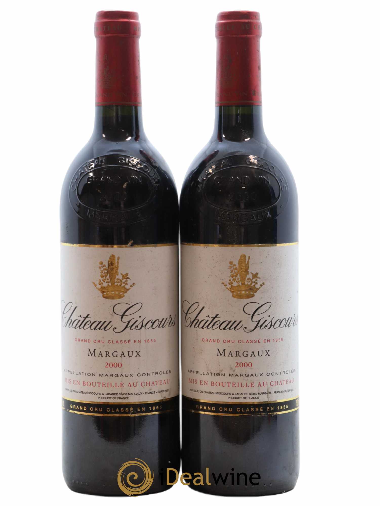 Château Giscours 3ème Grand Cru Classé 2000 - Lot de 2 bouteilles - 0