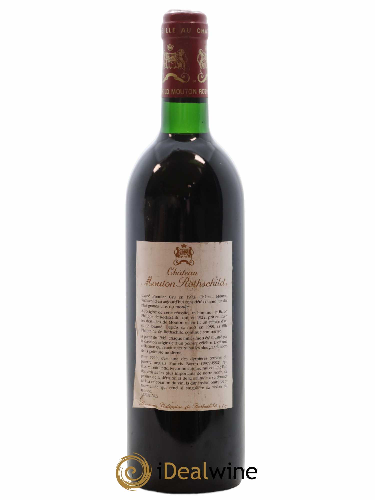 Château Mouton Rothschild 1er Grand Cru Classé 1990 - Lot of 1 bottle - 1