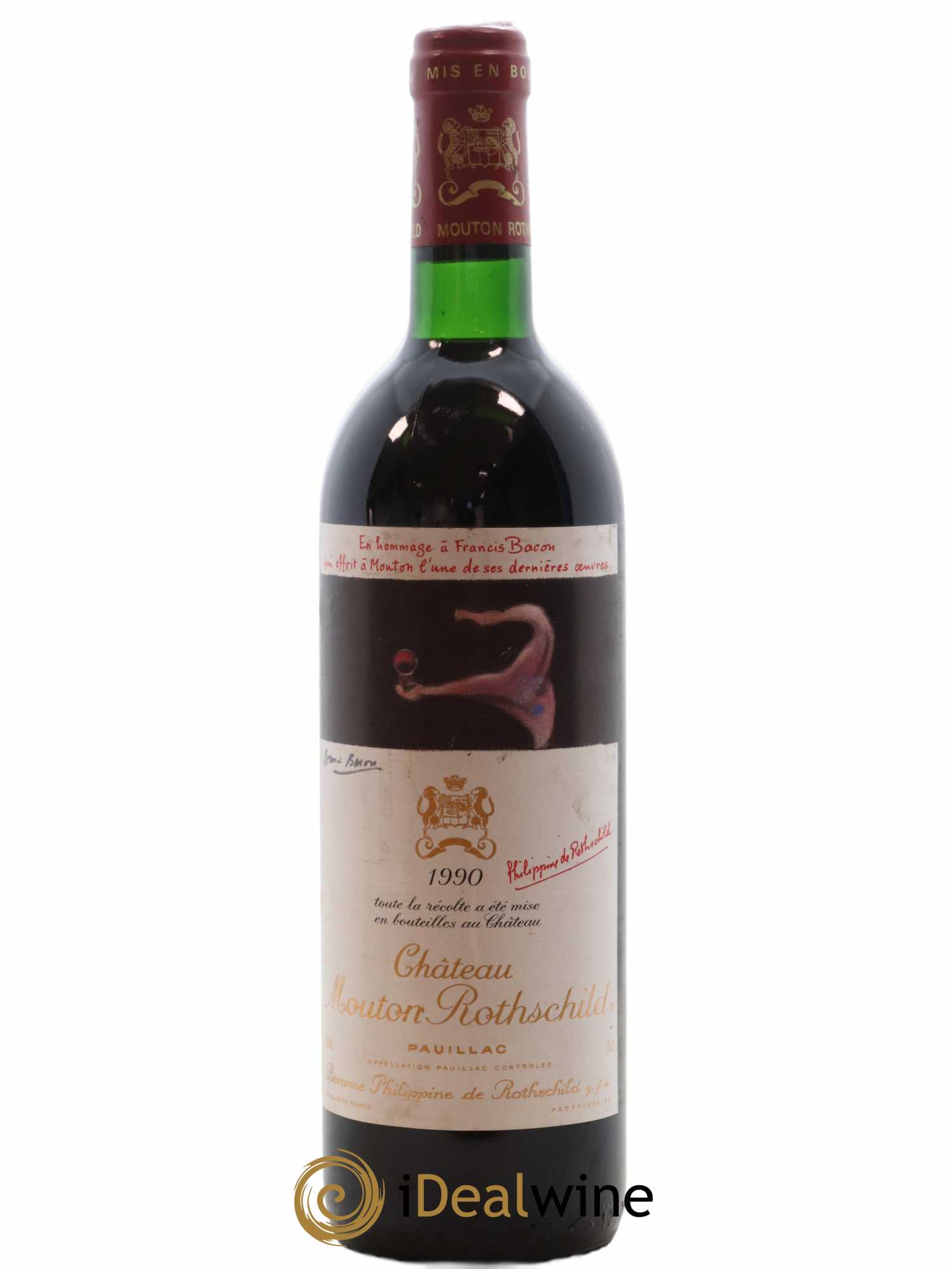 Château Mouton Rothschild 1er Grand Cru Classé 1990 - Lot of 1 bottle - 0