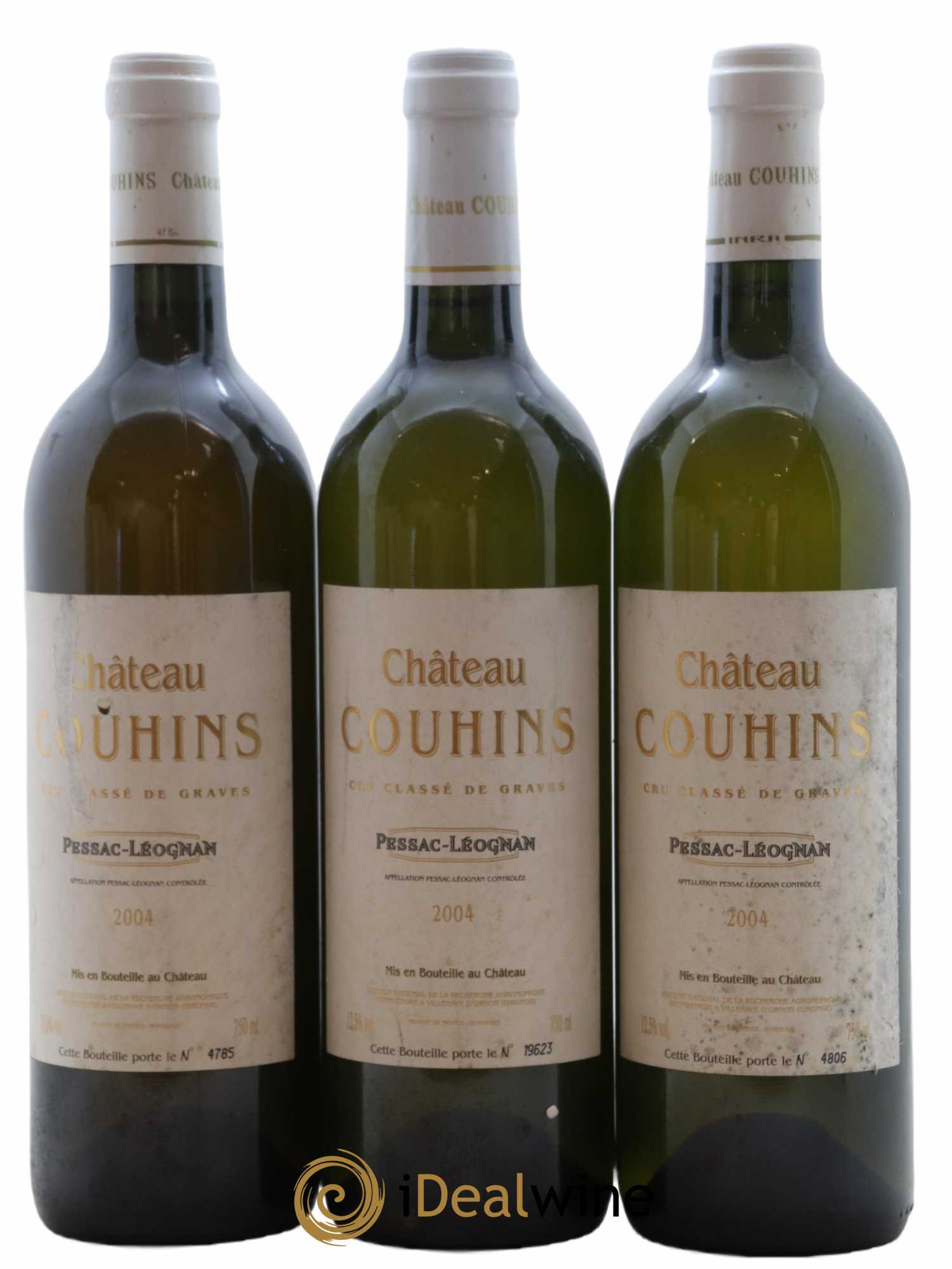 Couhins Cru Classé de Graves 2004 - Lot de 3 bouteilles - 0