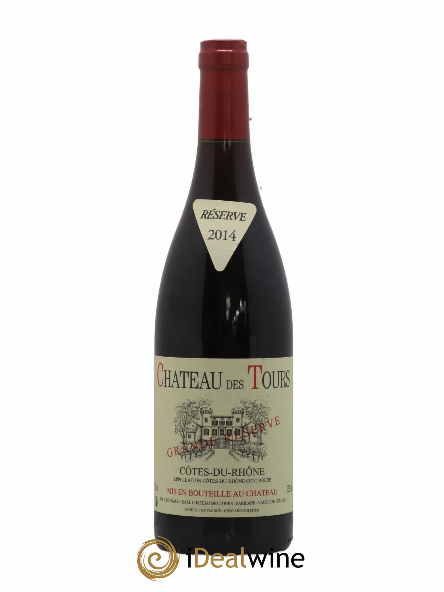 Côtes-du-Rhône Château des Tours Grande Réserve Emmanuel Reynaud 2014 - Lot de 1 bouteille - 0