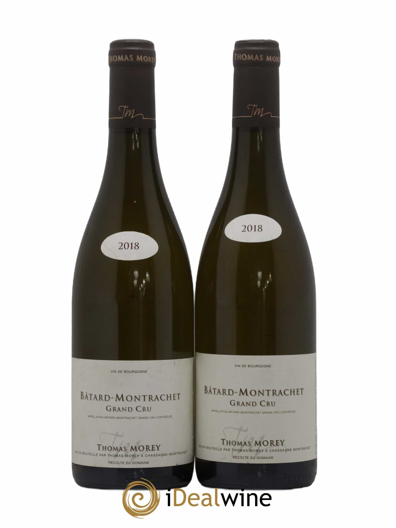 Bâtard-Montrachet Grand Cru Thomas Morey 2018 - Lot of 2 bottles - 0