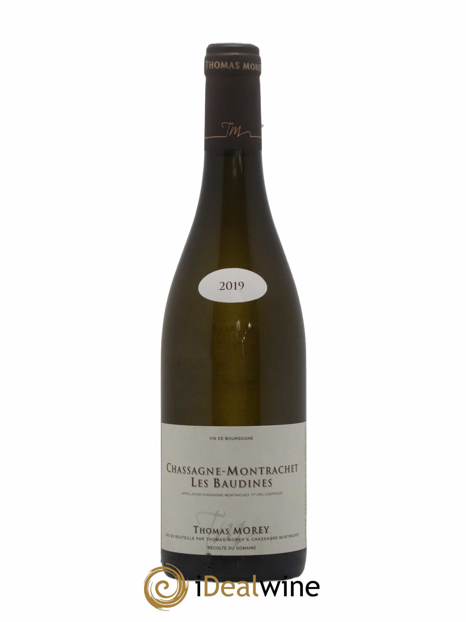 Chassagne-Montrachet 1er Cru Les Baudines Thomas Morey 2019 - Lot of 1 bottle - 0