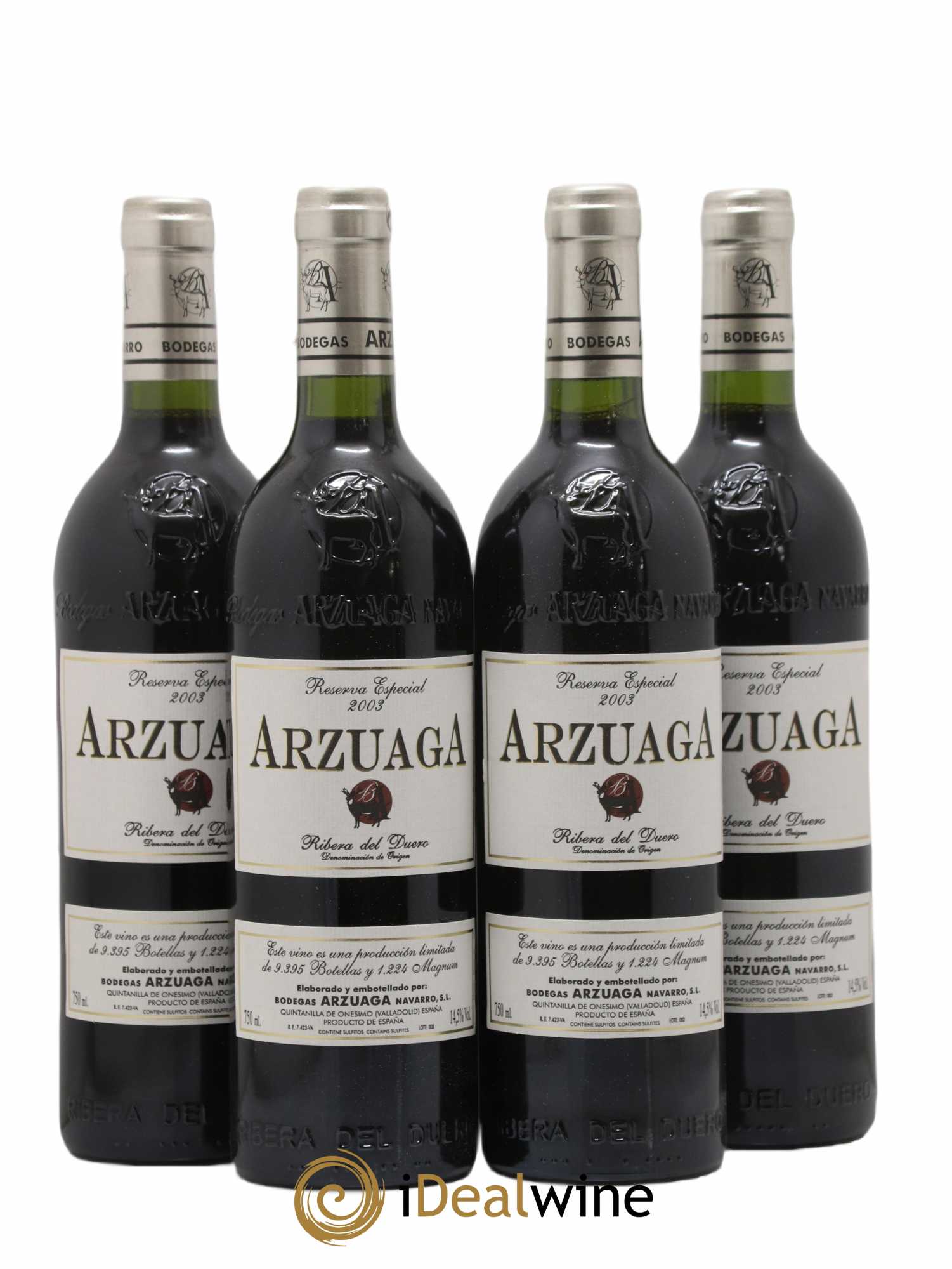 Ribera Del Duero DO Arzuaga Reserva Especial 2003 - Lot de 4 bouteilles - 0