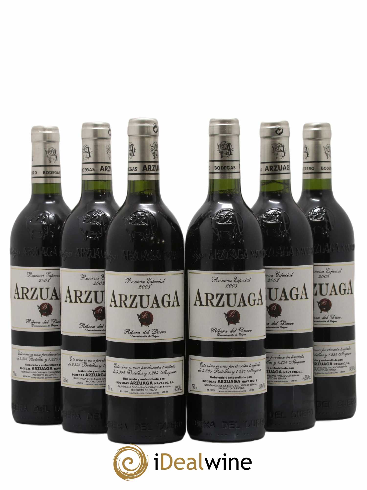 Ribera Del Duero DO Arzuaga Reserva Especial 2003 - Lot de 6 bouteilles - 0