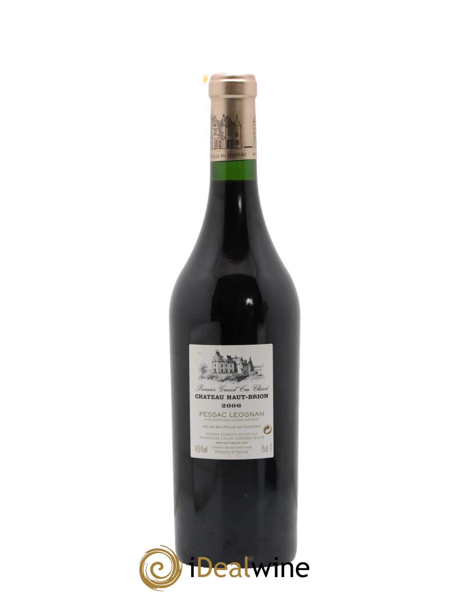 Château Haut Brion 1er Grand Cru Classé 2006 - Lot de 1 bouteille - 1