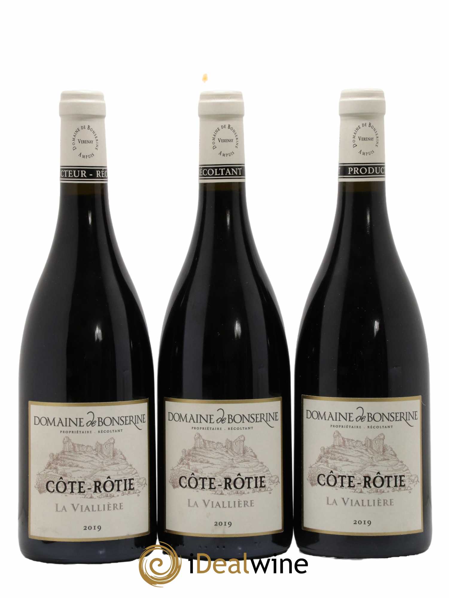 Côte-Rôtie La Viallière Bonserine (Domaine de) 2019 - Lot de 3 bouteilles - 0