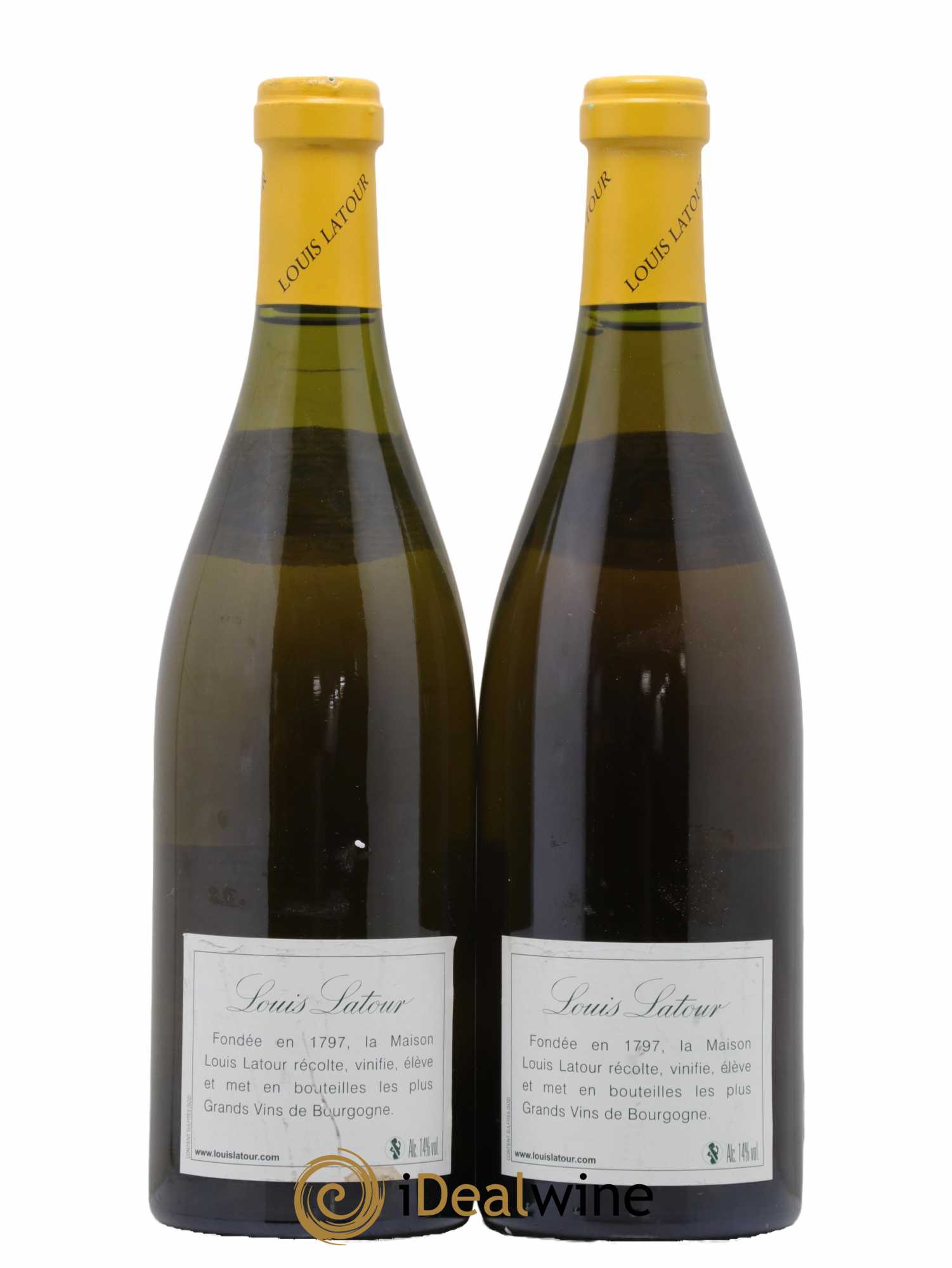 Bienvenues-Bâtard-Montrachet Grand Cru Louis Latour 2001 - Lot de 2 bouteilles - 1