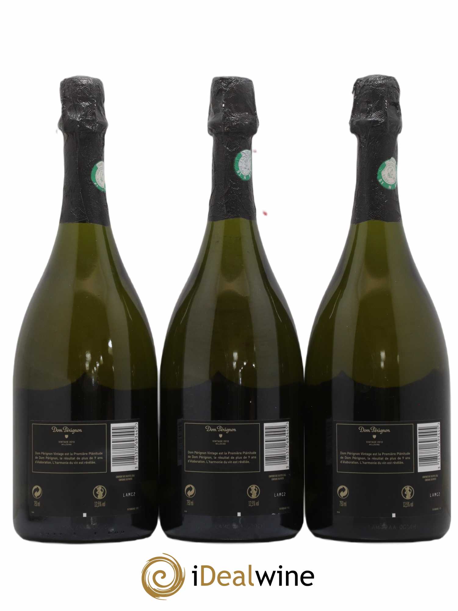 Brut Dom Pérignon 2010 - Lot de 3 bouteilles - 1