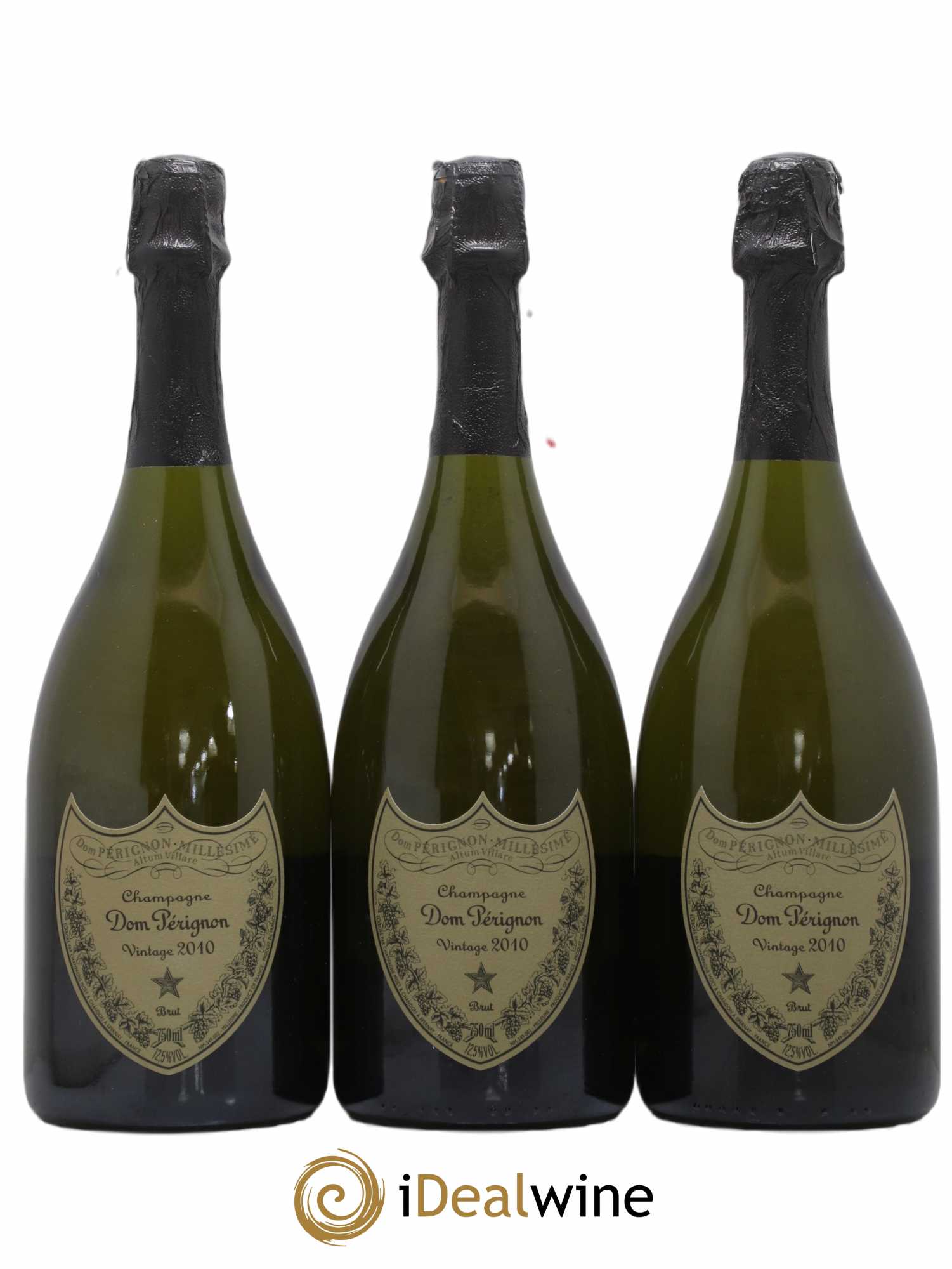 Brut Dom Pérignon 2010 - Lot de 3 bouteilles - 0