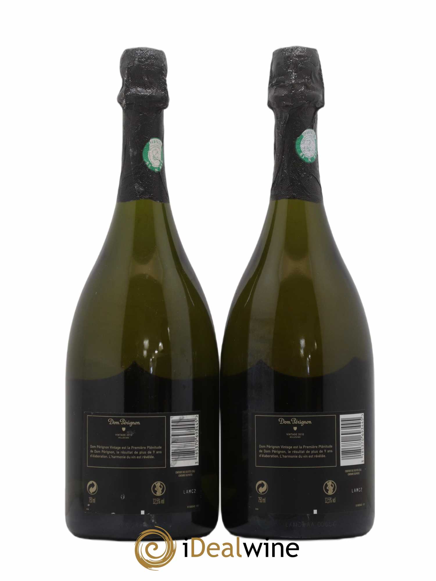 Brut Dom Pérignon 2010 - Lot of 2 bottles - 1