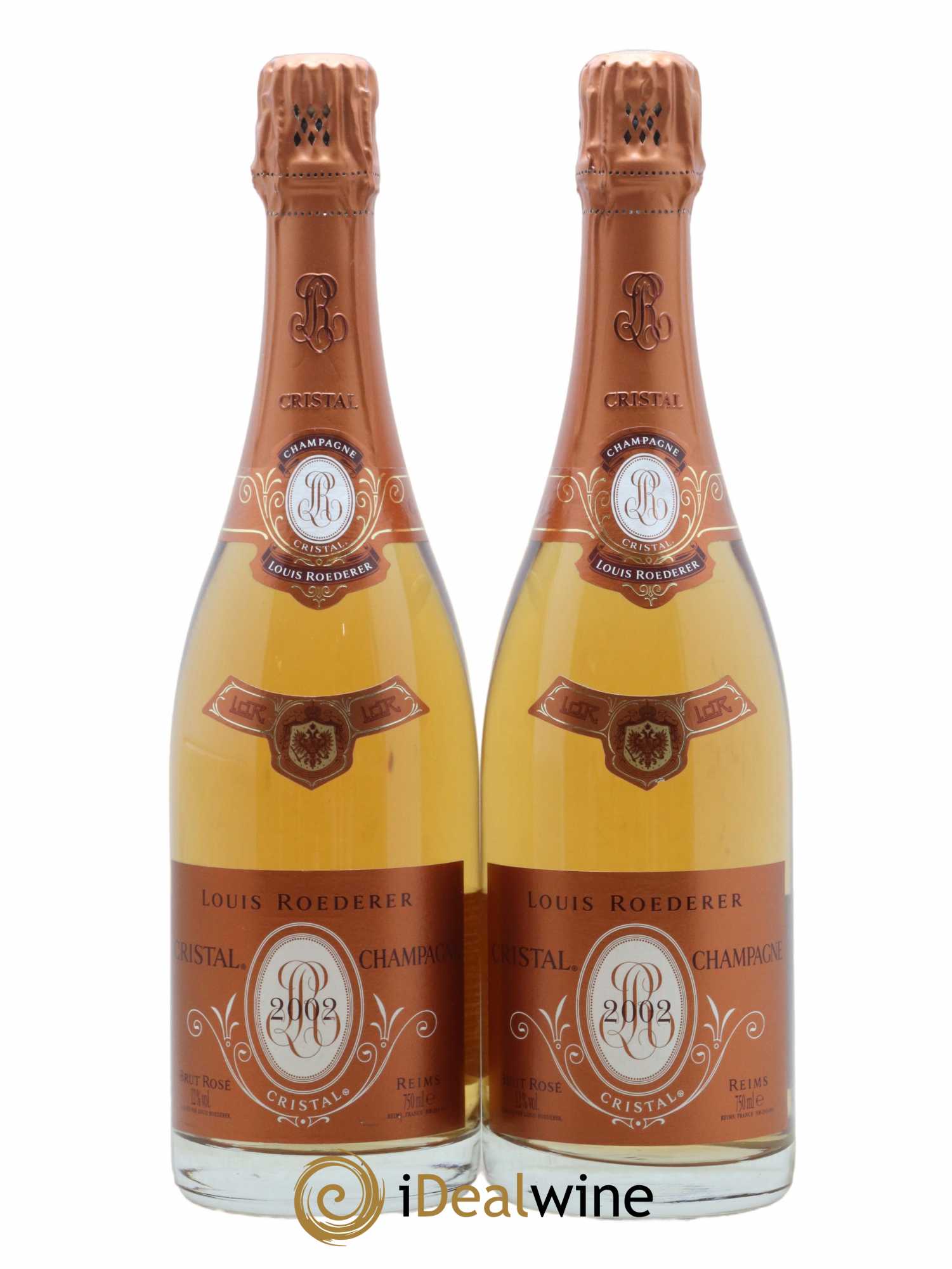 Cristal Louis Roederer 2002 - Lot de 2 bouteilles - 0