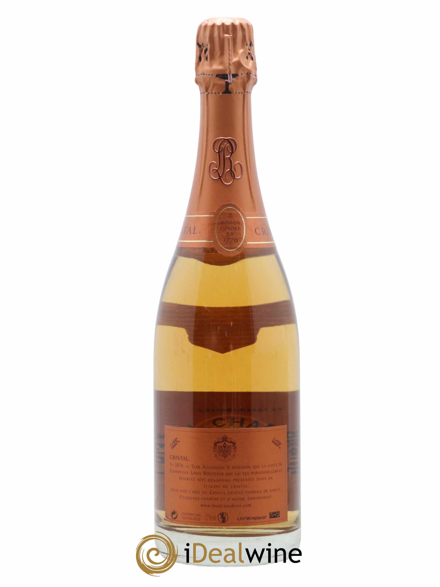 Cristal Louis Roederer 2002 - Lot of 1 bottle - 1