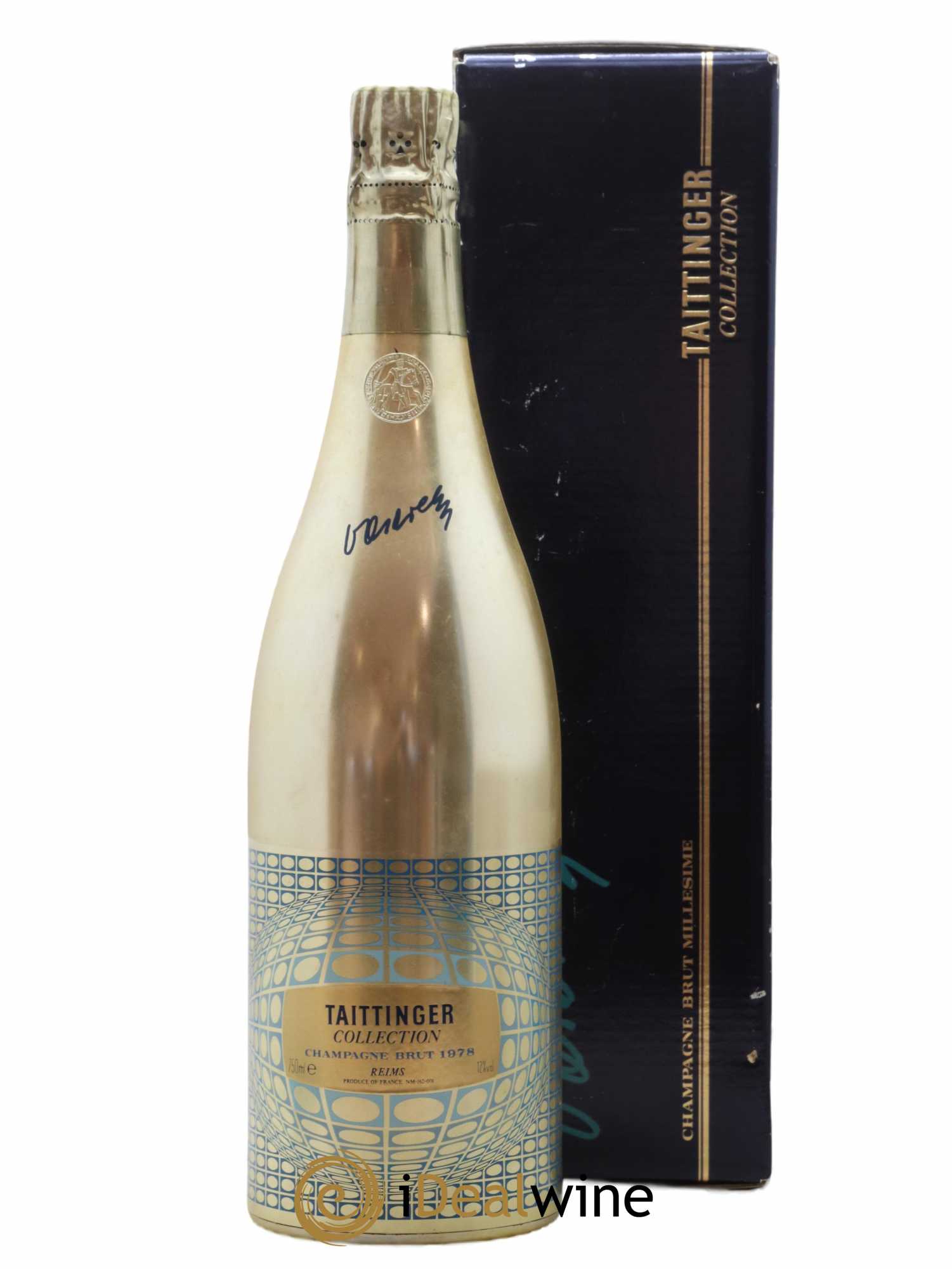 1978 - Collection Vasarely Taittinger 1978 - Lot de 1 bouteille - 0
