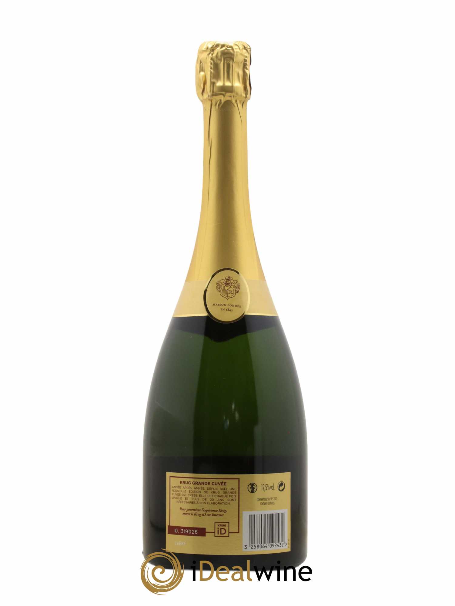 Grande Cuvée - 168ème édition Krug - Lot of 1 bottle - 1