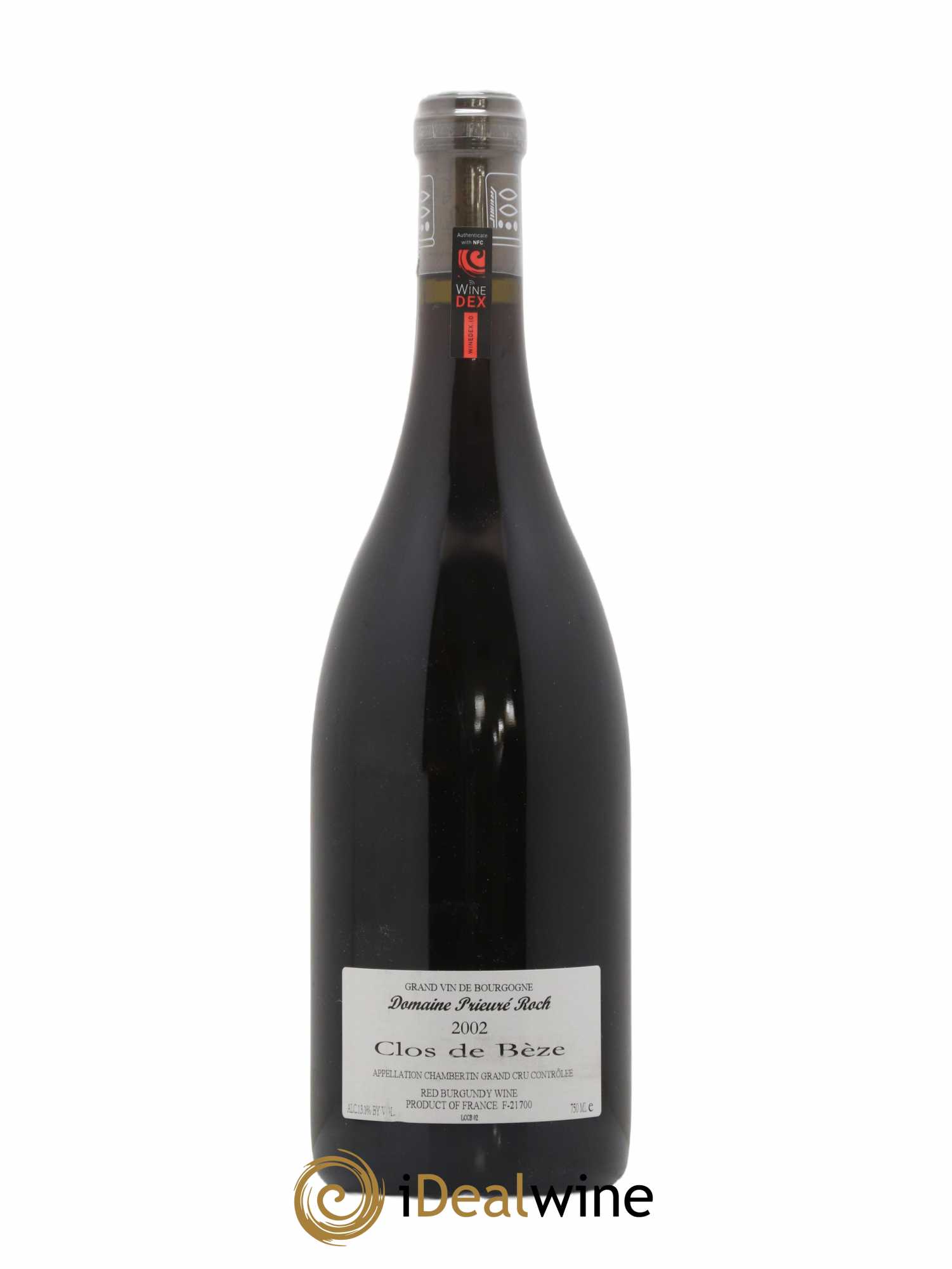 Chambertin Clos de Bèze Grand Cru Prieuré Roch 2002 - Lot de 1 bouteille - 1