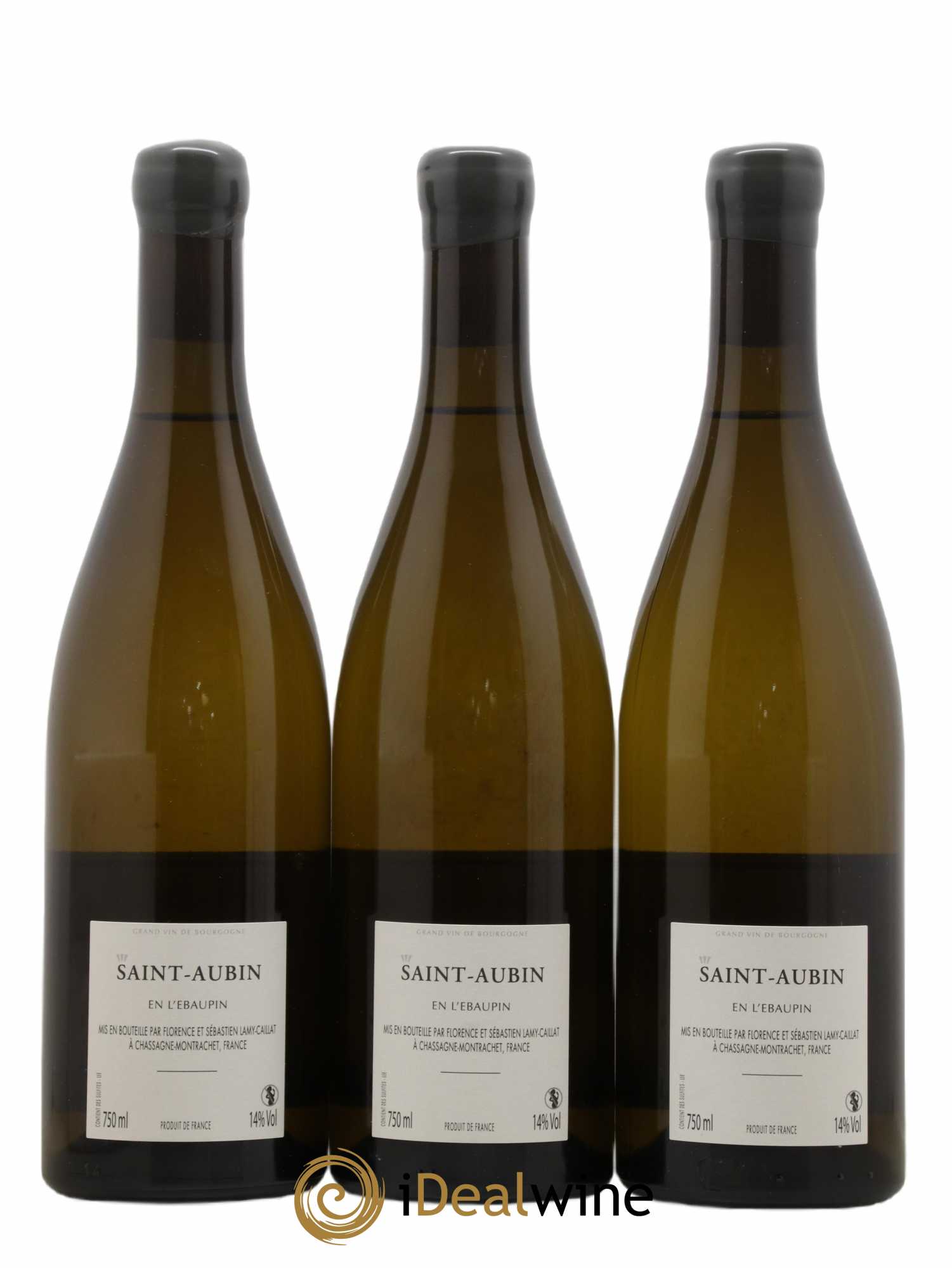 Saint-Aubin En l'Ebaupin Lamy-Caillat (Domaine) 2019 - Lot de 3 bouteilles - 1