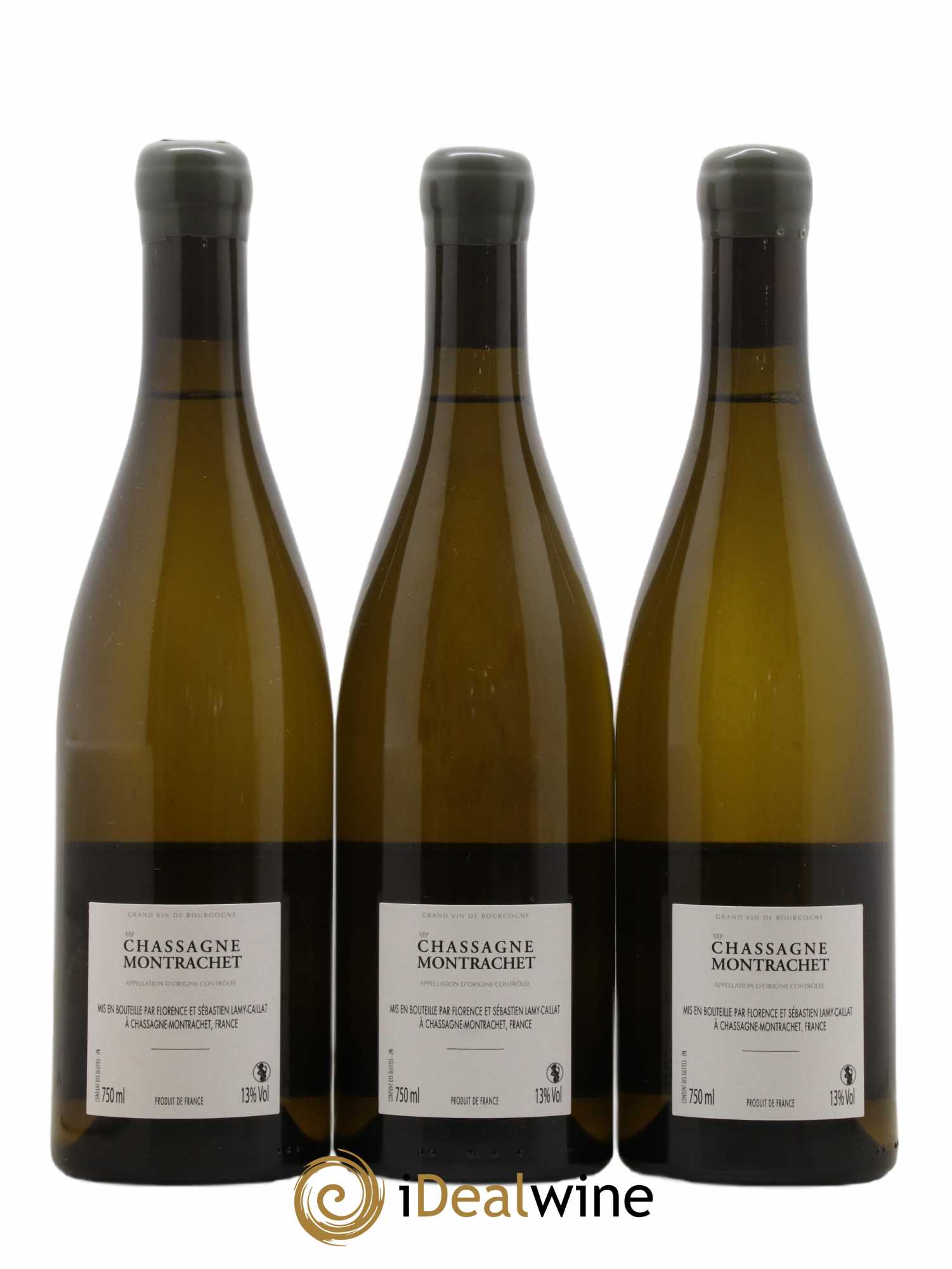 Chassagne-Montrachet Lamy-Caillat (Domaine) 2020 - Lot de 3 bouteilles - 1