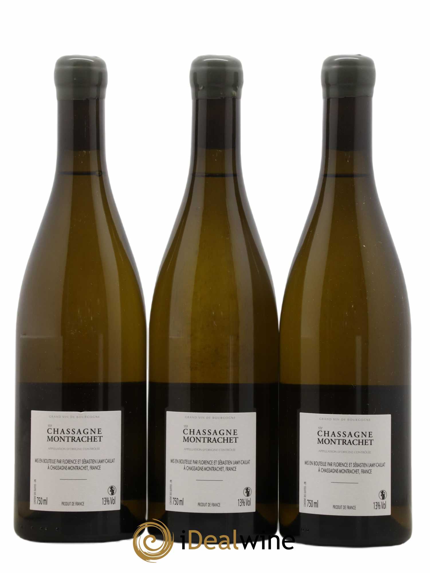 Chassagne-Montrachet Lamy-Caillat (Domaine) 2020 - Lot de 3 bouteilles - 1