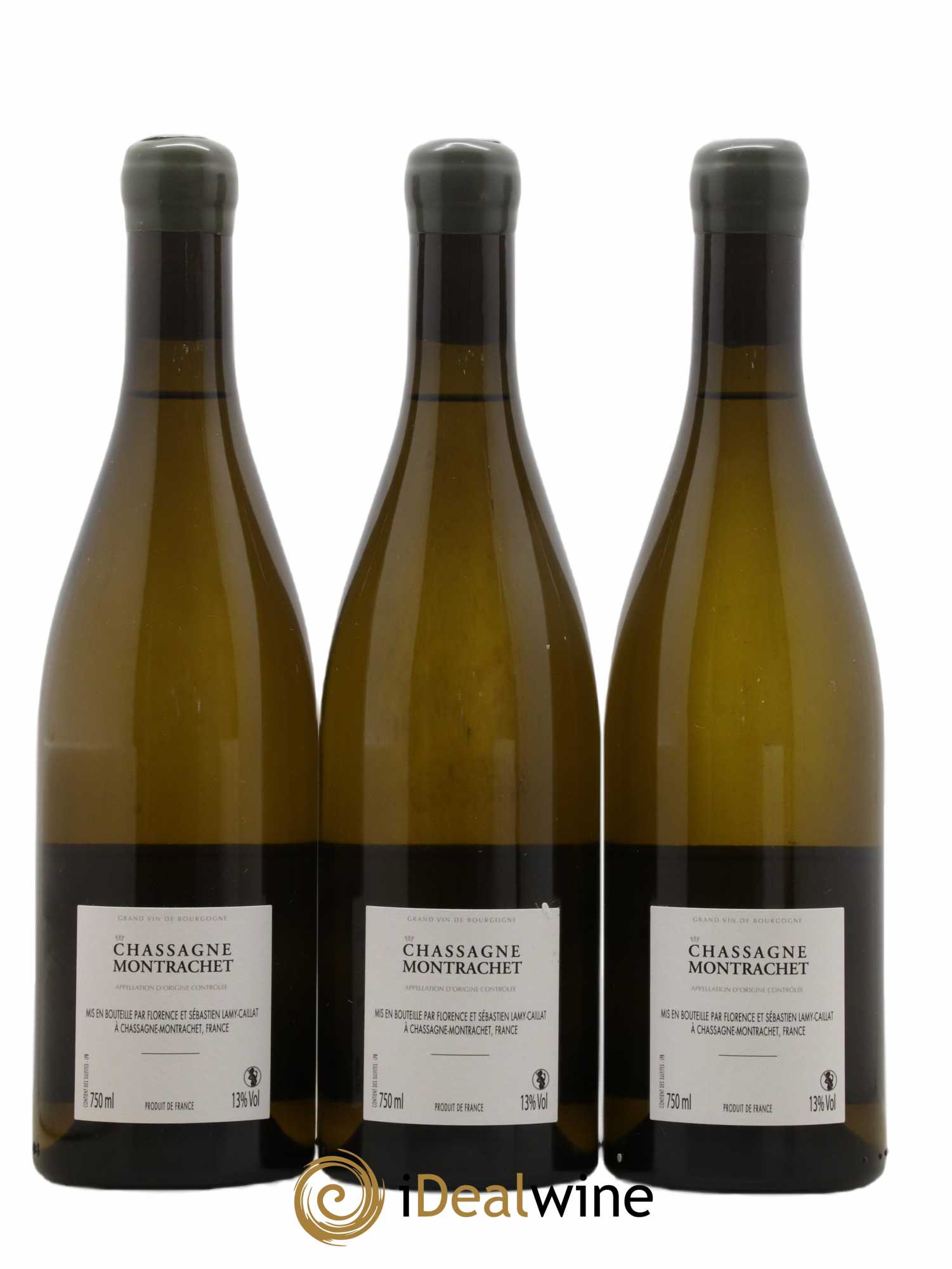 Chassagne-Montrachet Lamy-Caillat (Domaine) 2020 - Lot de 3 bouteilles - 1