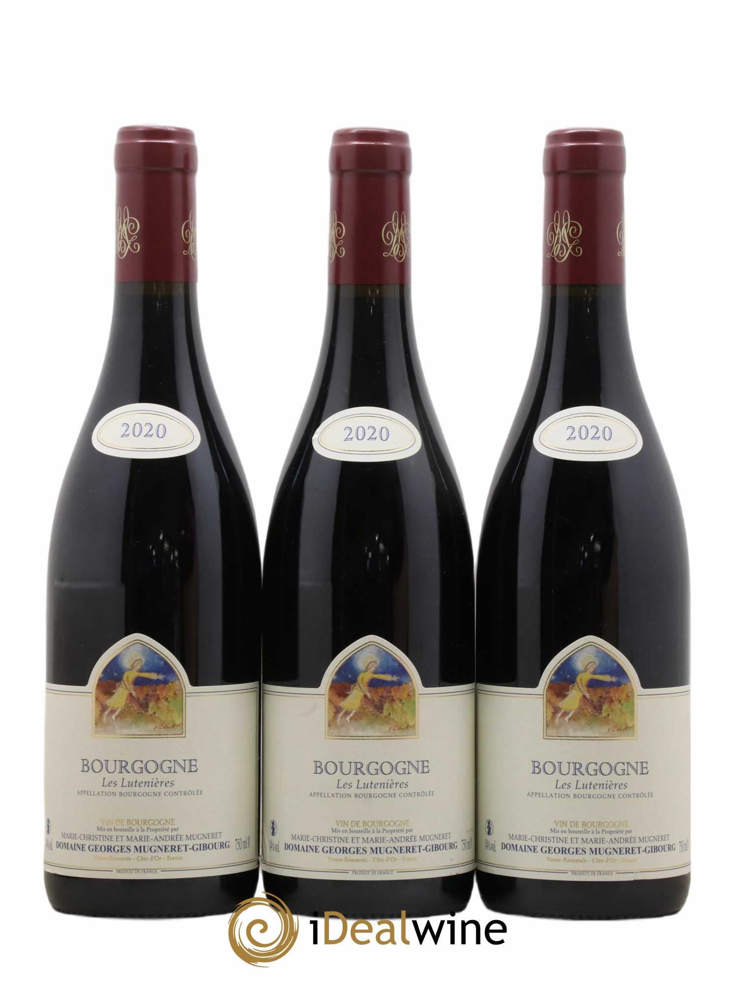Bourgogne Les Lutenières Mugneret-Gibourg (Domaine) 2020 - Lot de 3 bouteilles - 0