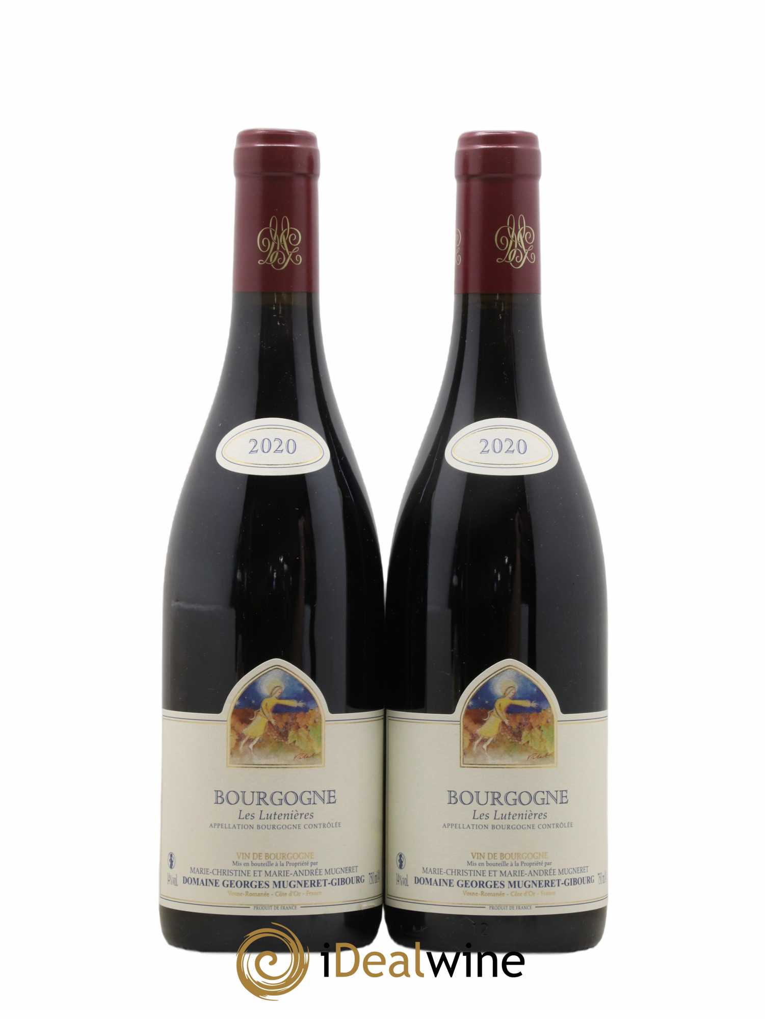 Bourgogne Les Lutenières Mugneret-Gibourg (Domaine) 2020 - Lot de 2 bouteilles - 0