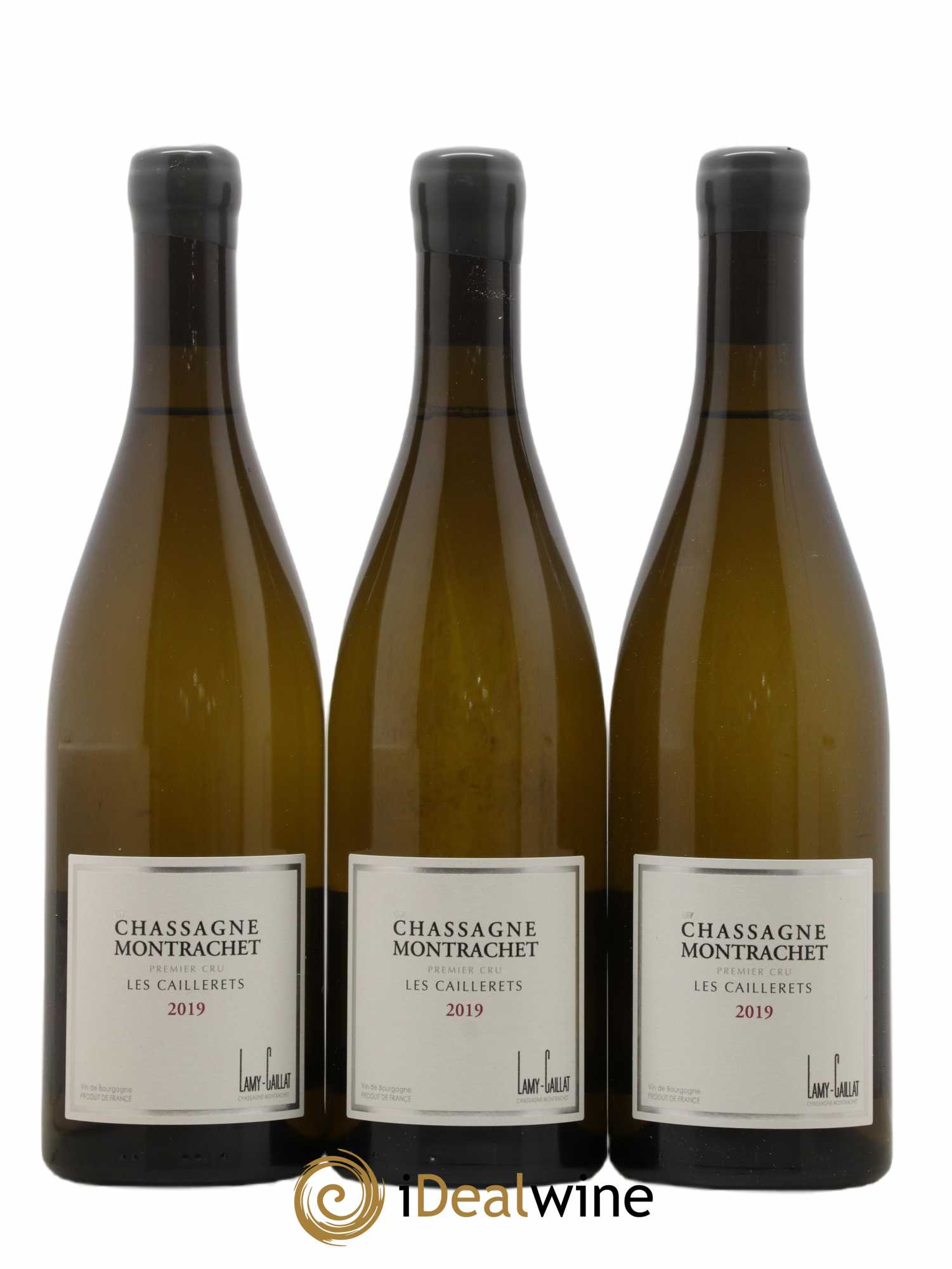 Chassagne-Montrachet 1er Cru Les Caillerets Lamy-Caillat (Domaine) 2019 - Lot de 3 bouteilles - 0