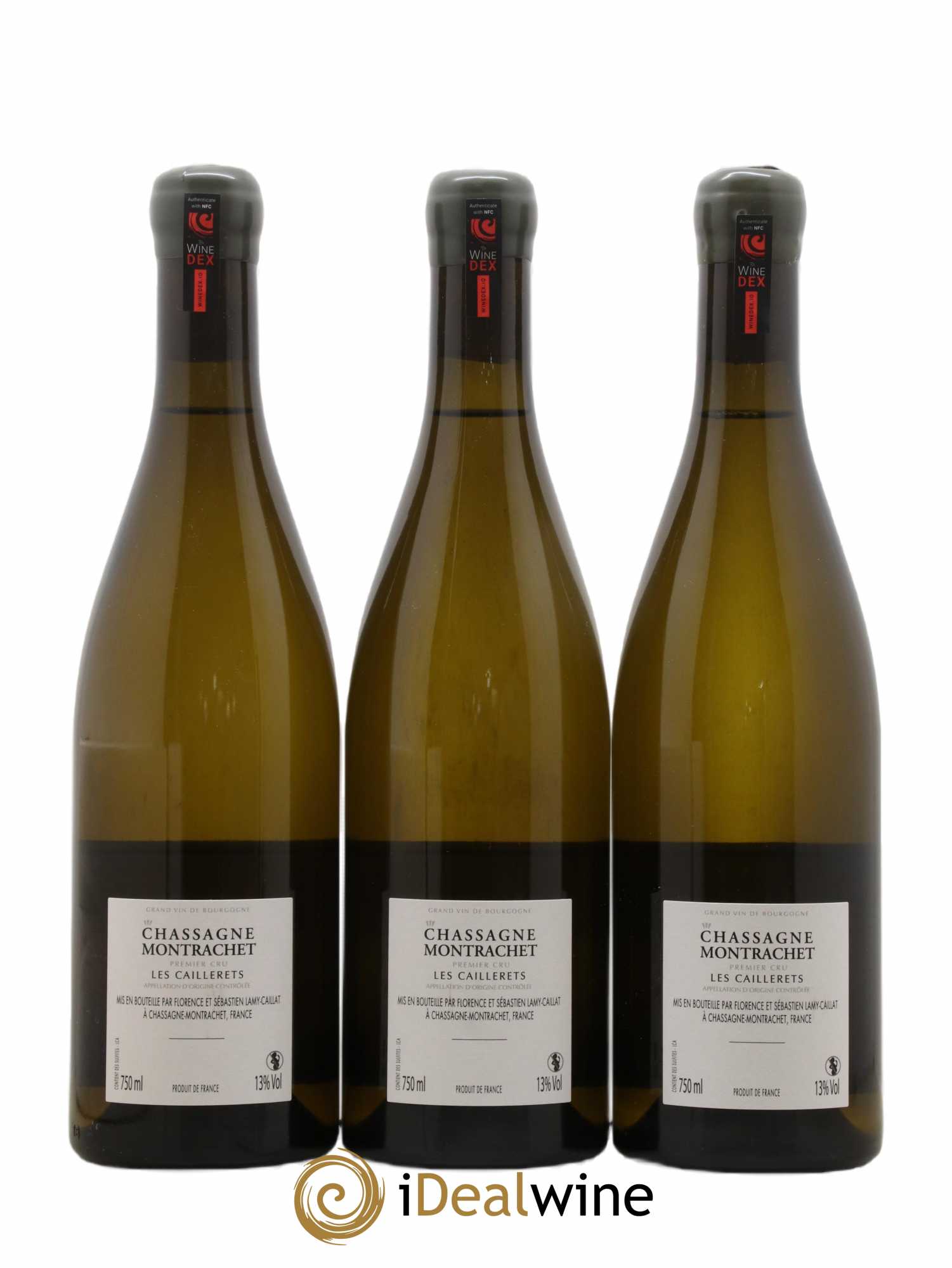 Chassagne-Montrachet 1er Cru Les Caillerets Lamy-Caillat (Domaine) 2020 - Lot de 3 bouteilles - 1